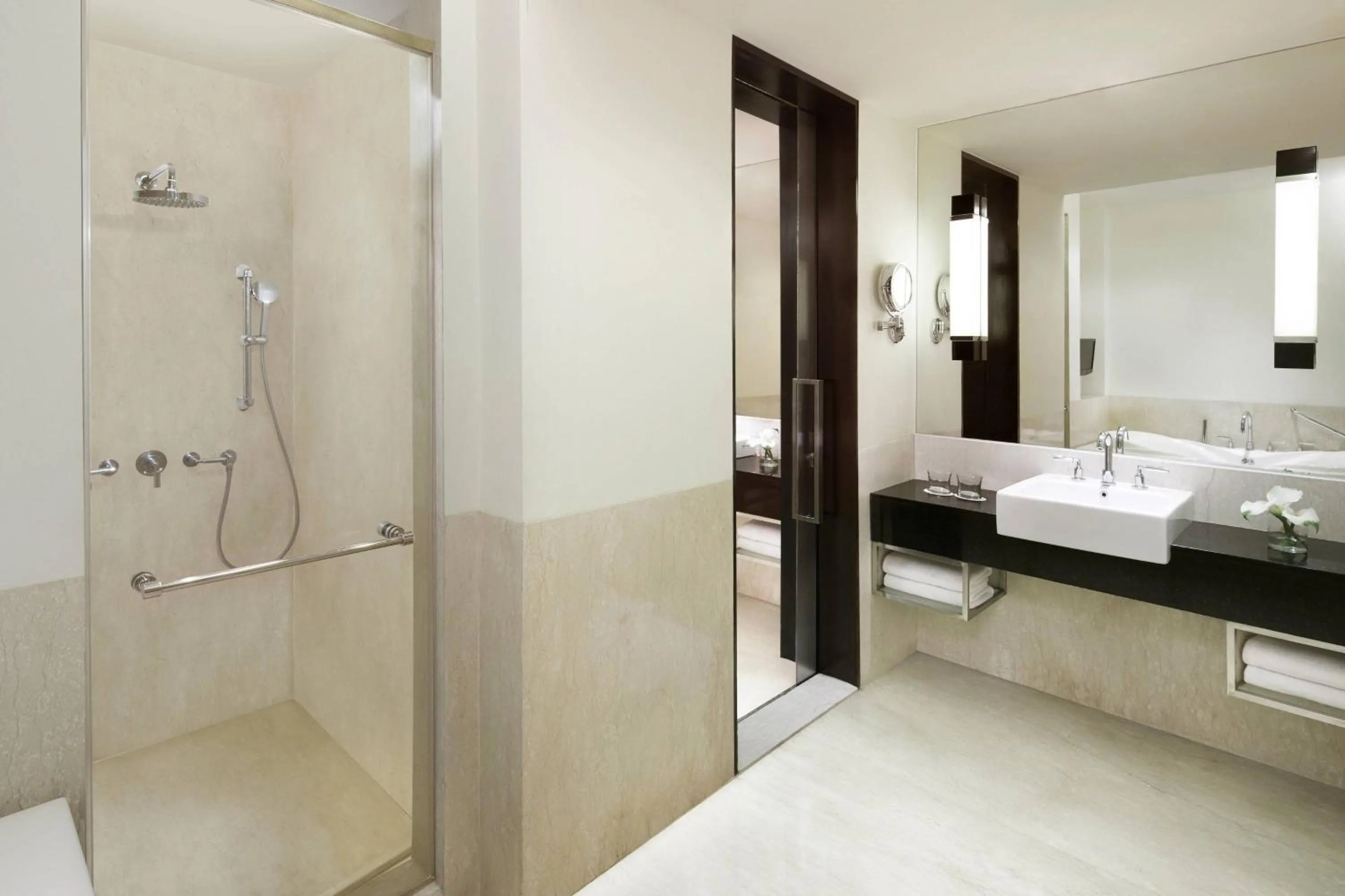 Bathroom, Bed in Courtyard by Marriott Bandung Dago