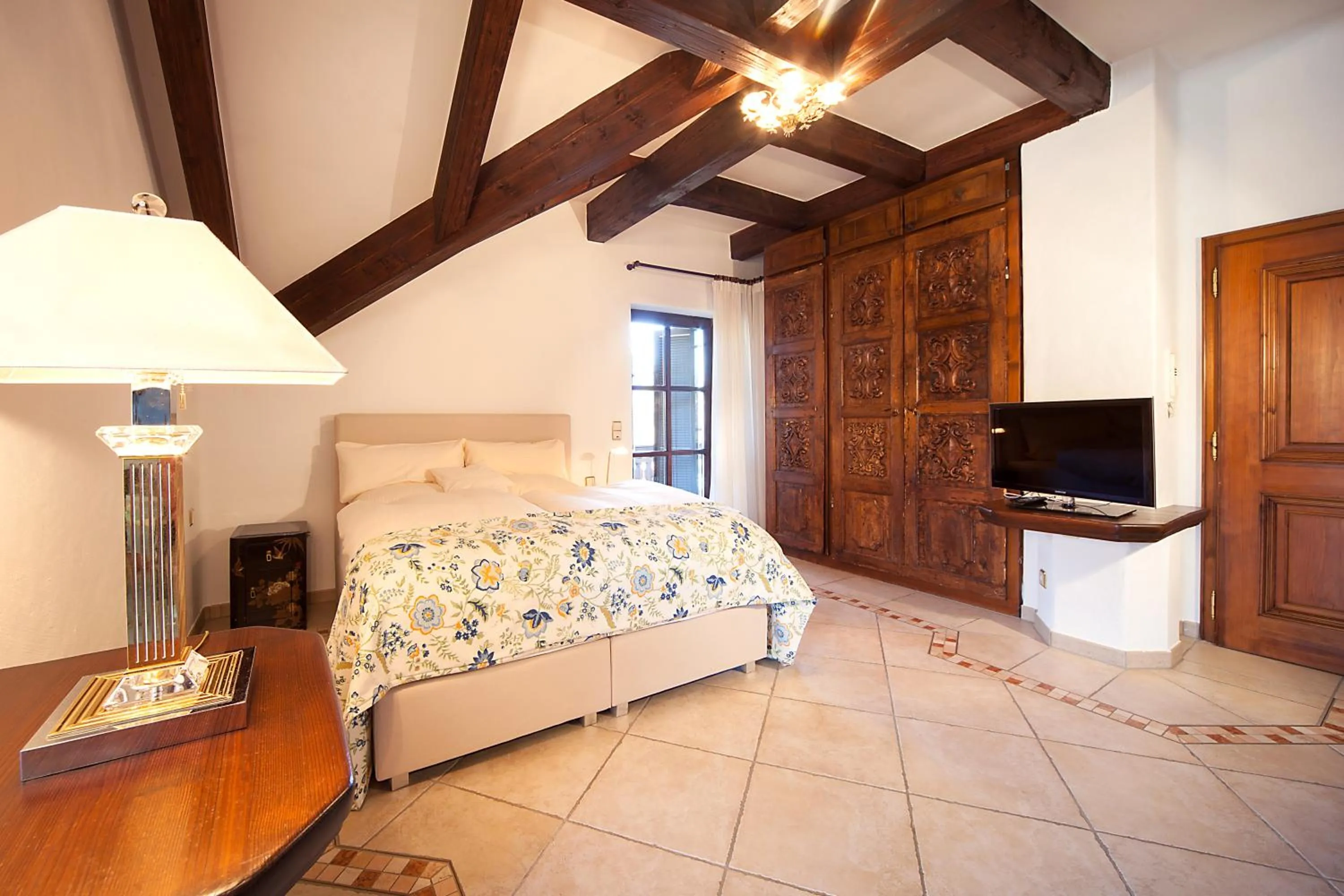 Bed in Romantik Villa