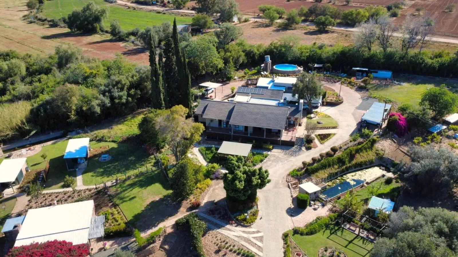 Bird's eye view in Die Fonteine Country Guesthouse and Glamping