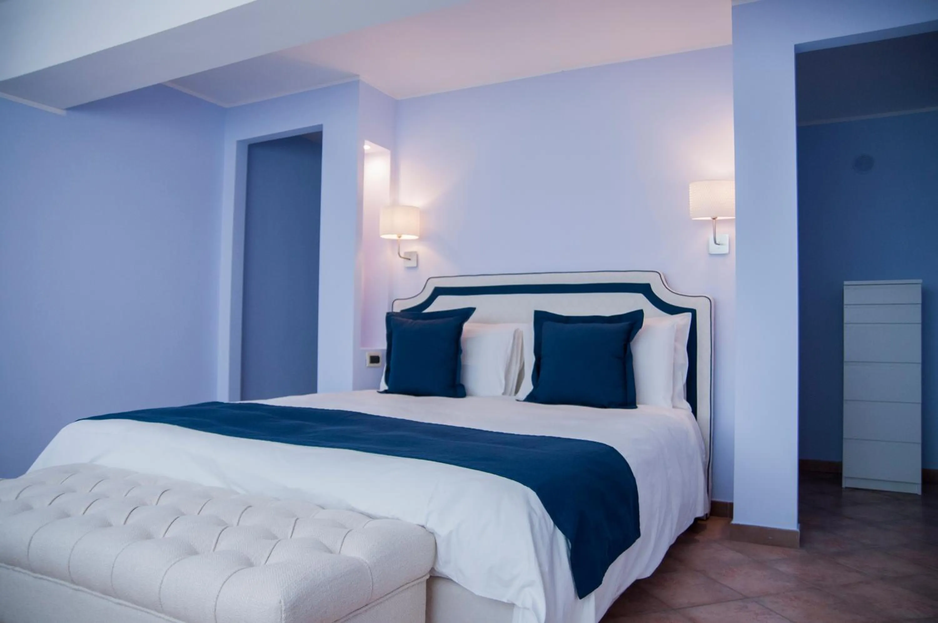 Bed in Villa Le Terrazze Charming Rooms