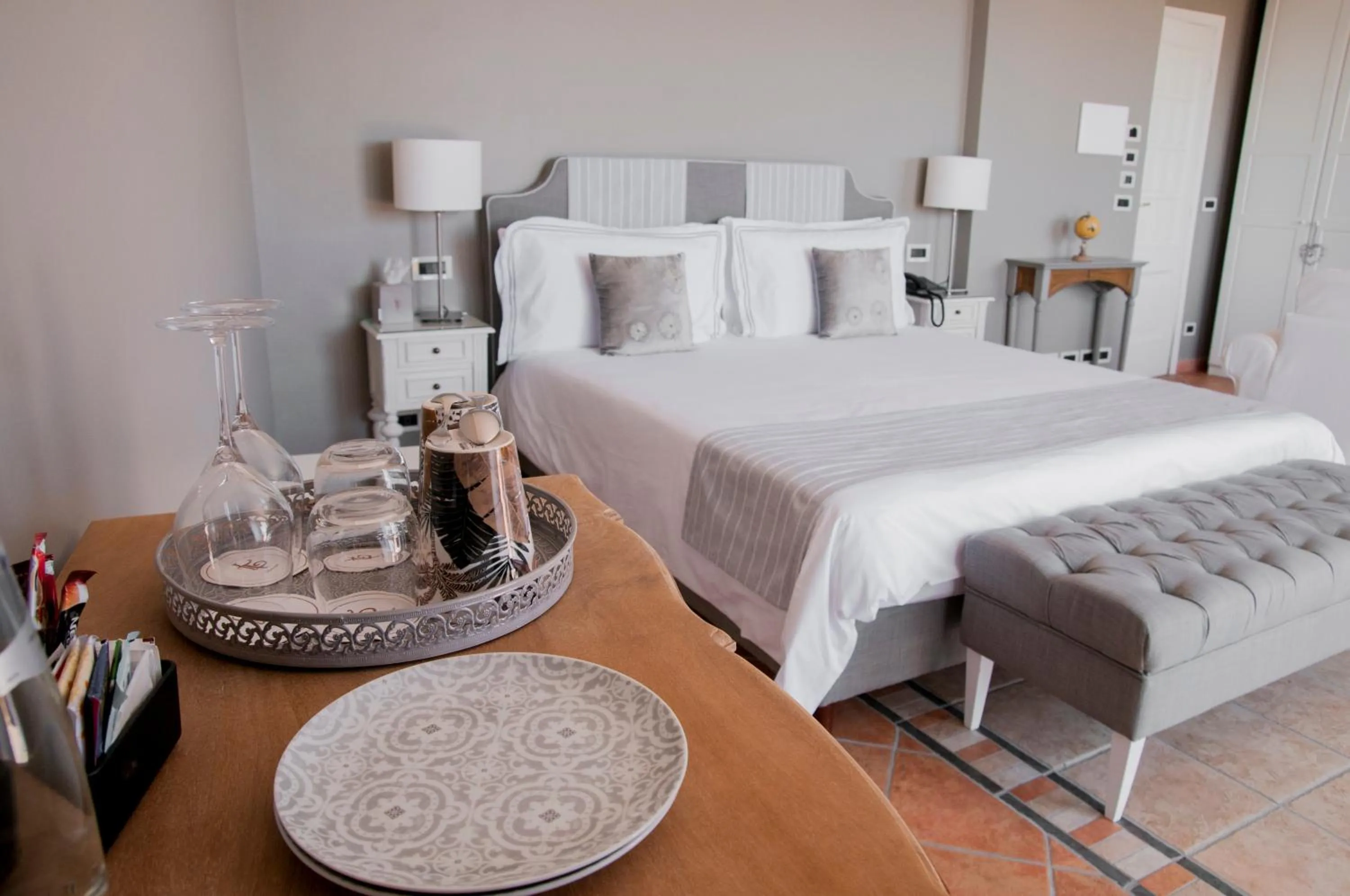 Bed in Villa Le Terrazze Charming Rooms