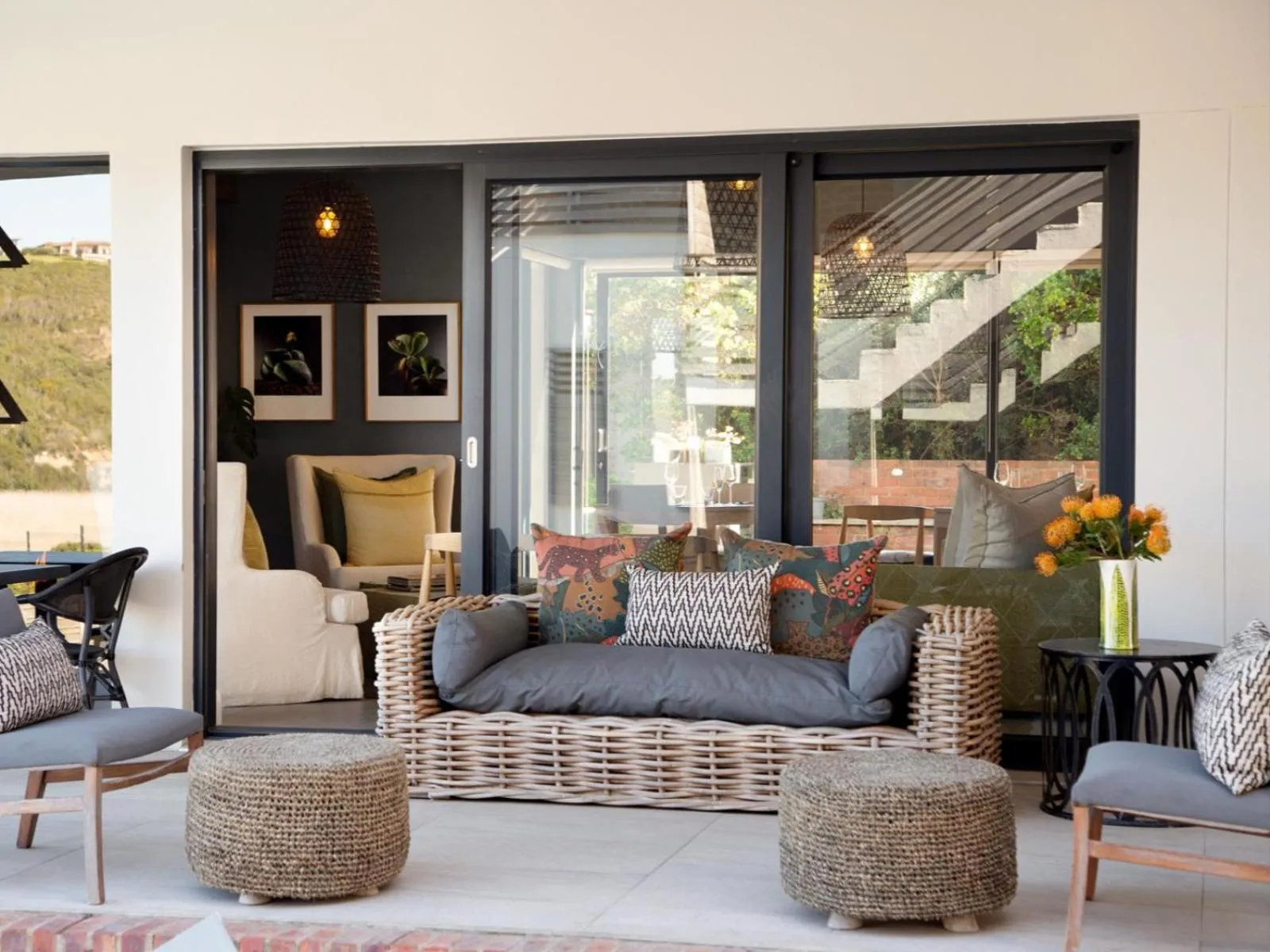 Patio in Christiana Lodge