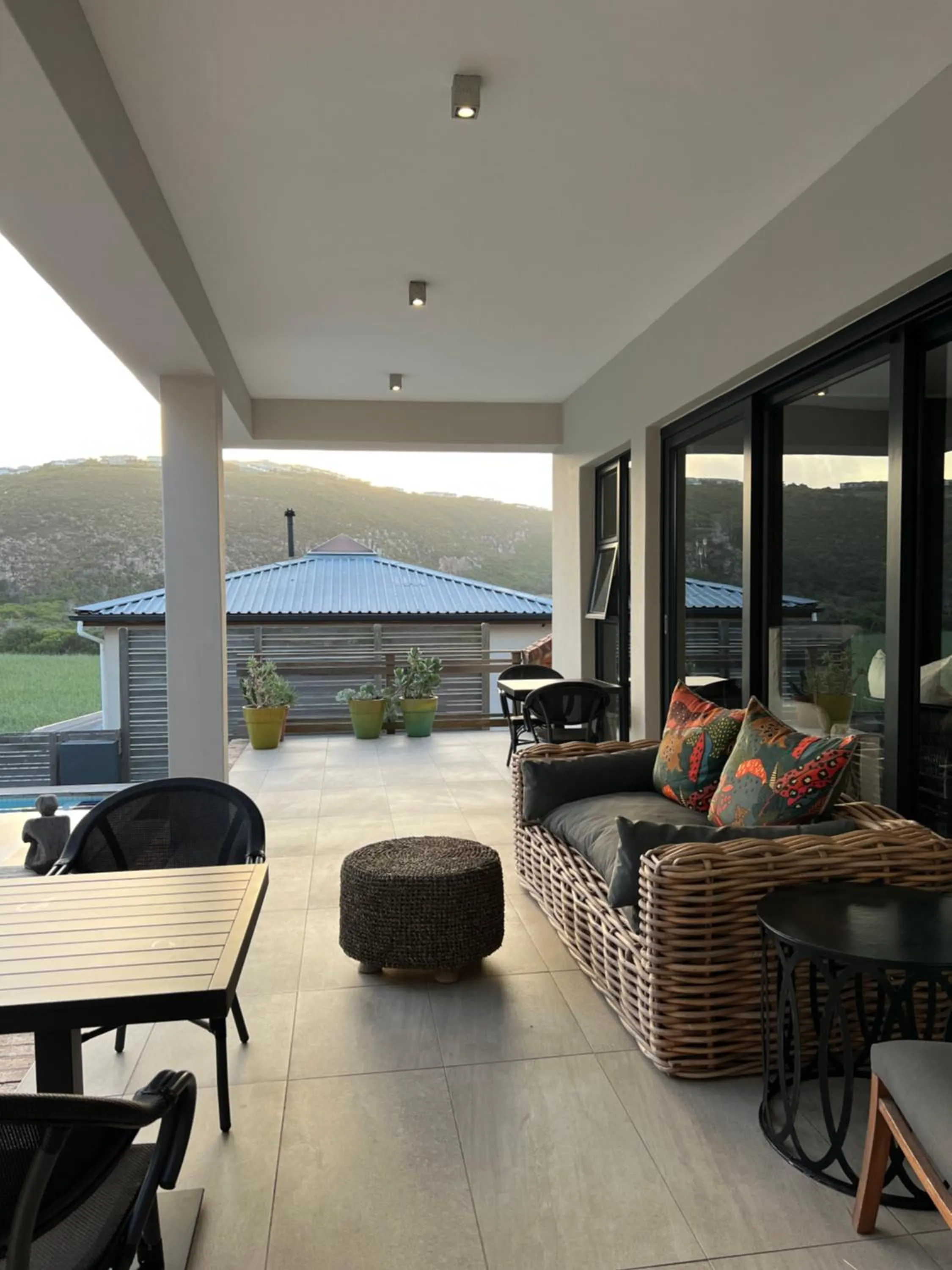 Patio in Christiana Lodge