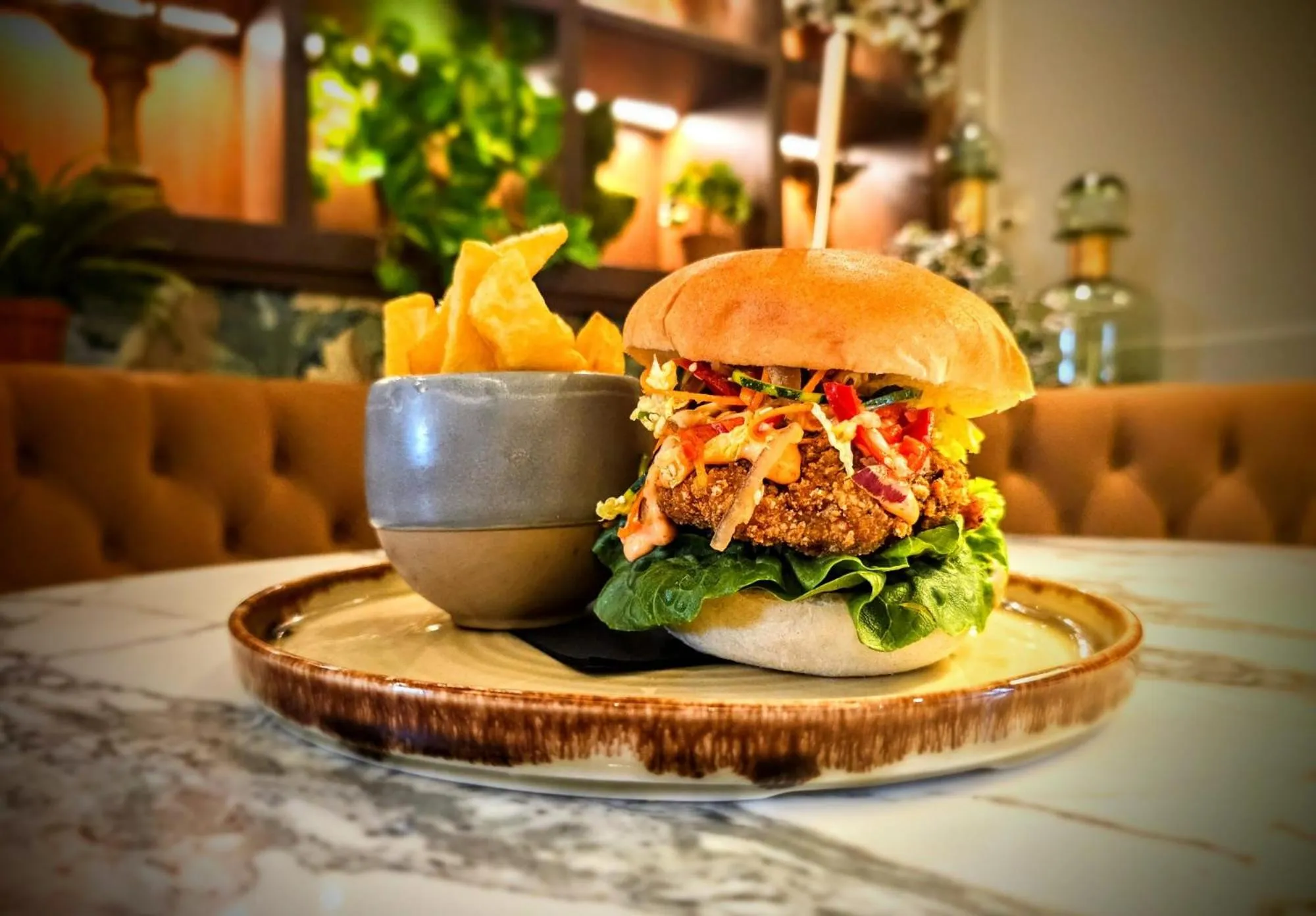 Food close-up in Adamson Hotel