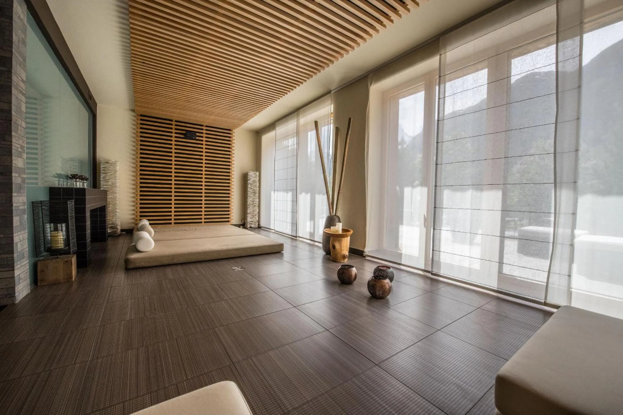 Sauna, Bed in Alpenlodge