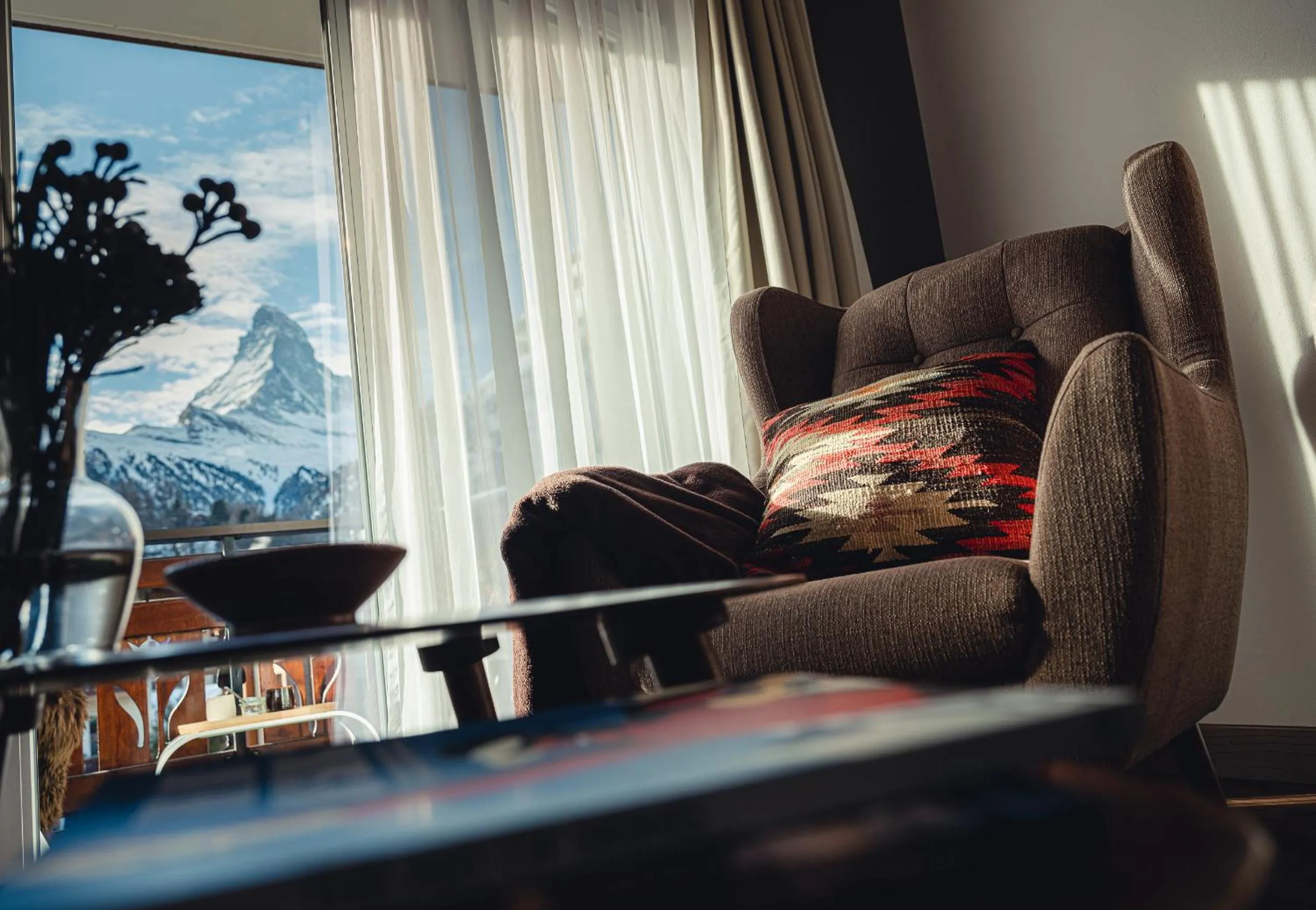 Seating area in the rex