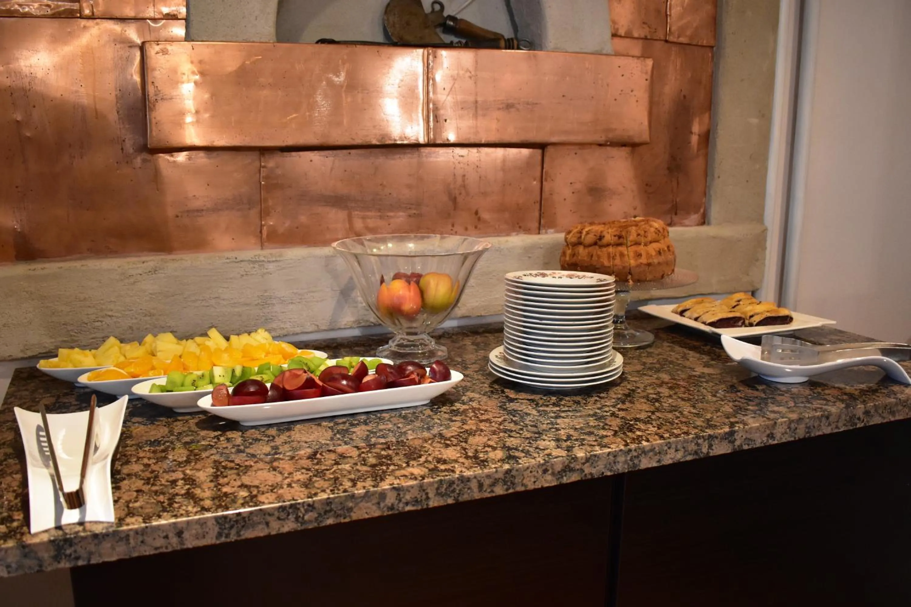 Buffet breakfast in Chateau GrandCastle