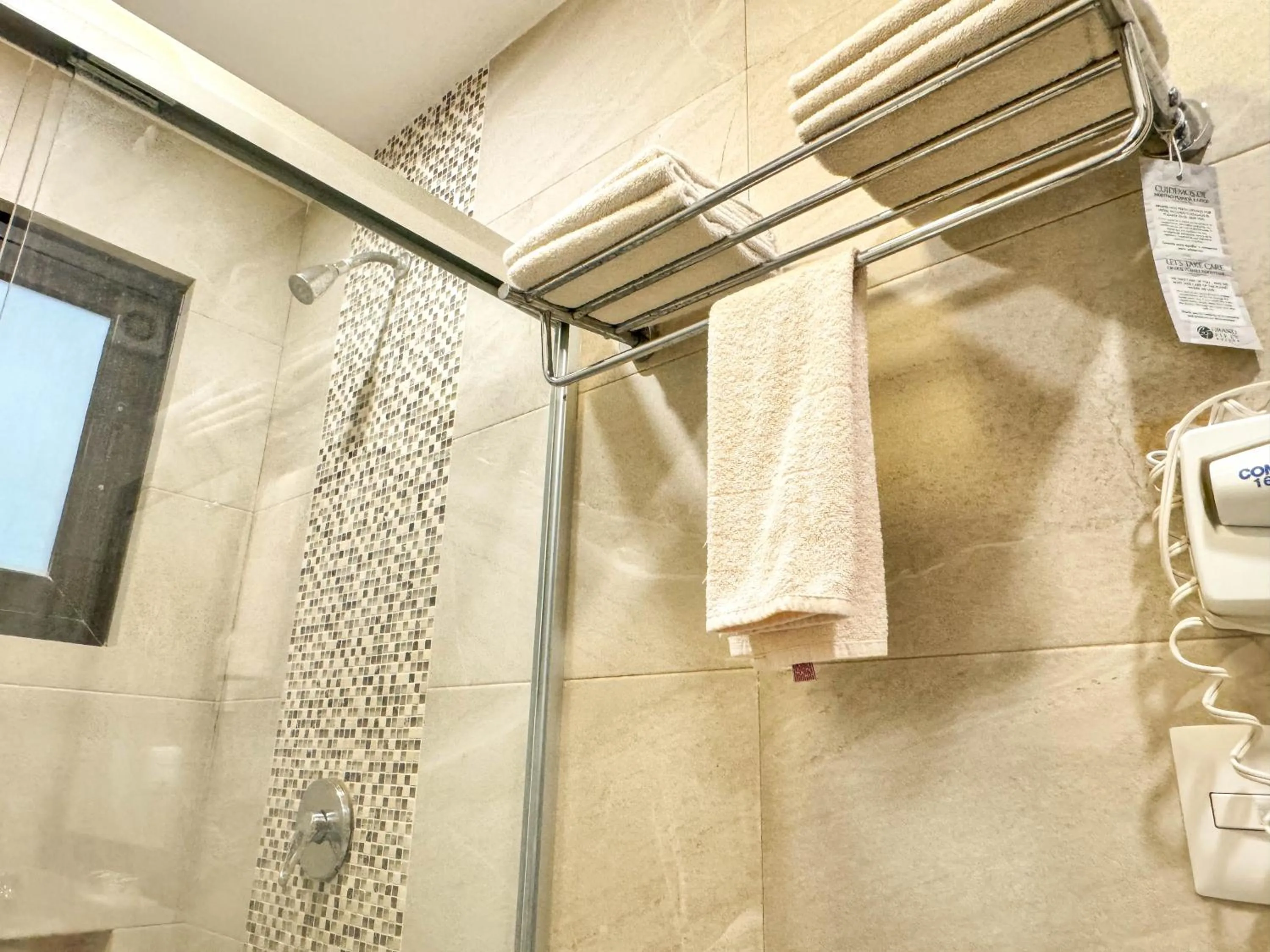 Shower in Grand Fifty Suites
