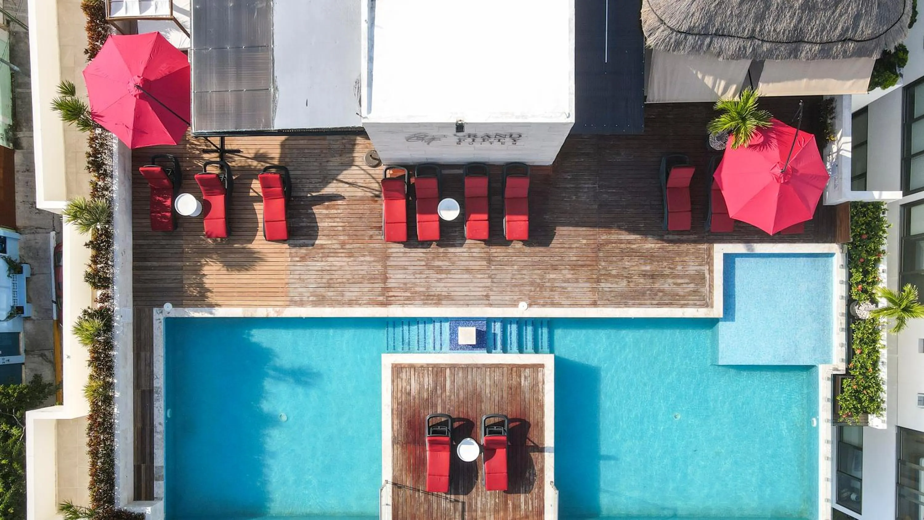 Swimming pool in Grand Fifty Suites