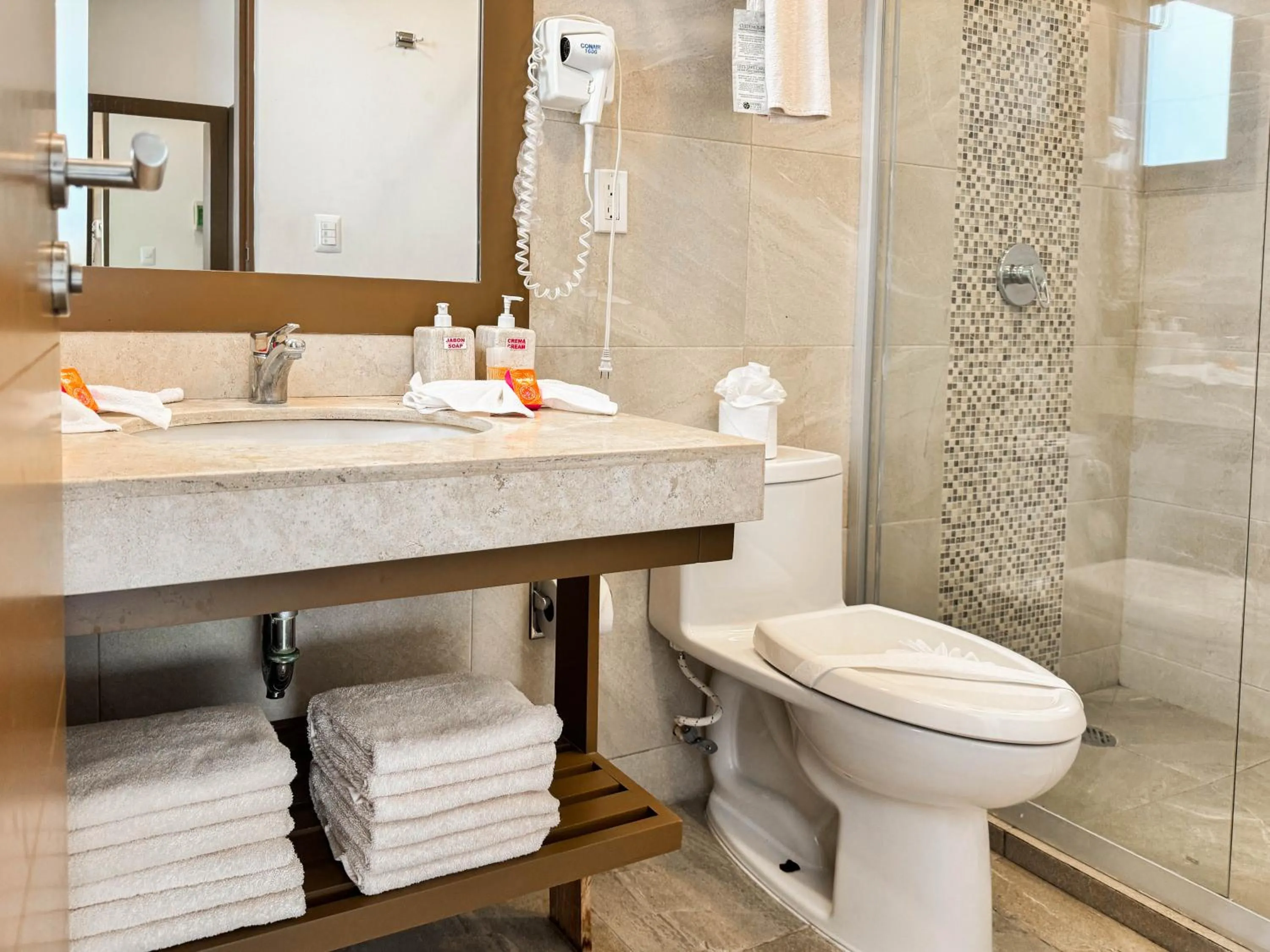Bathroom in Grand Fifty Suites