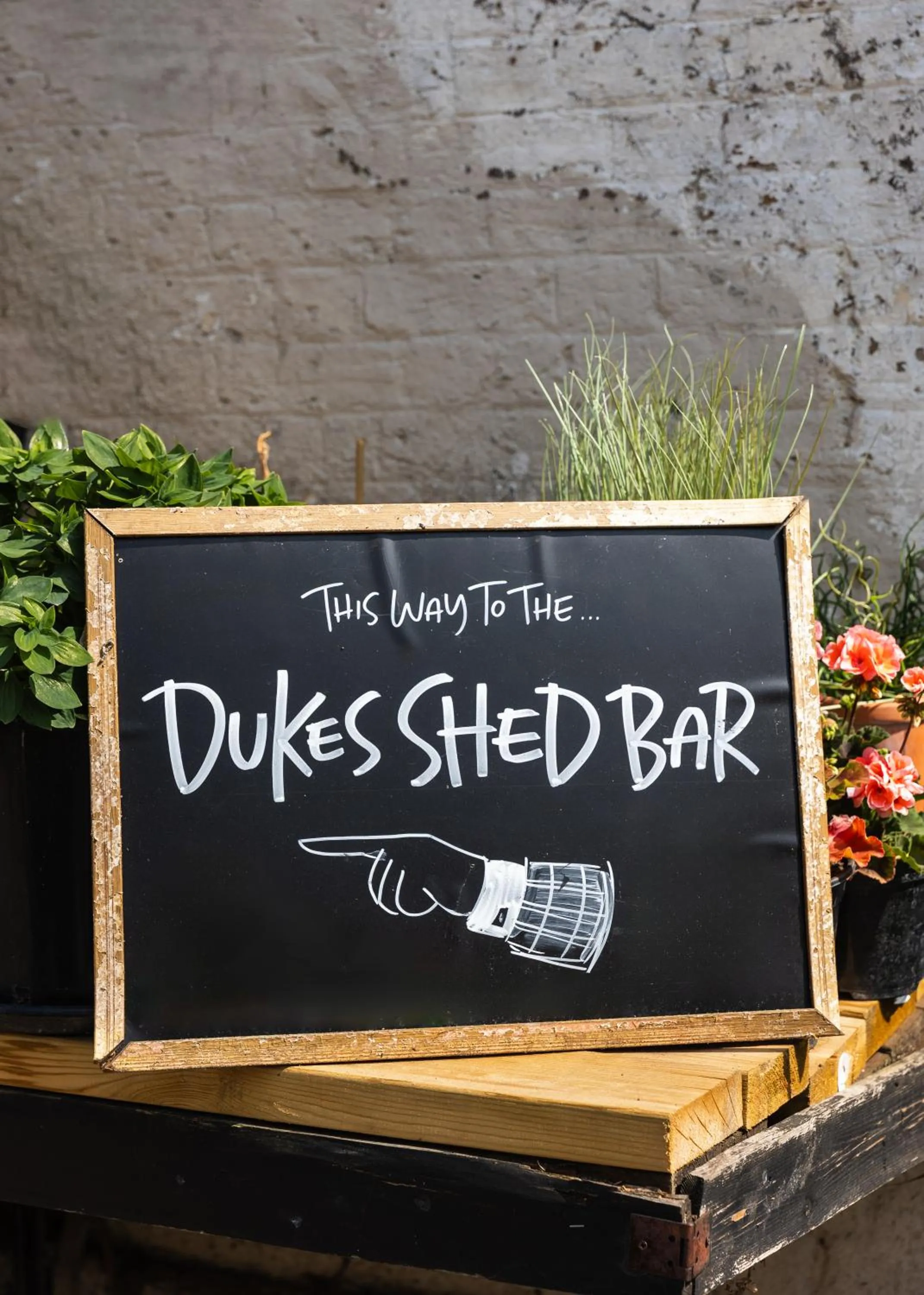 Garden in Dukes Head Hotel