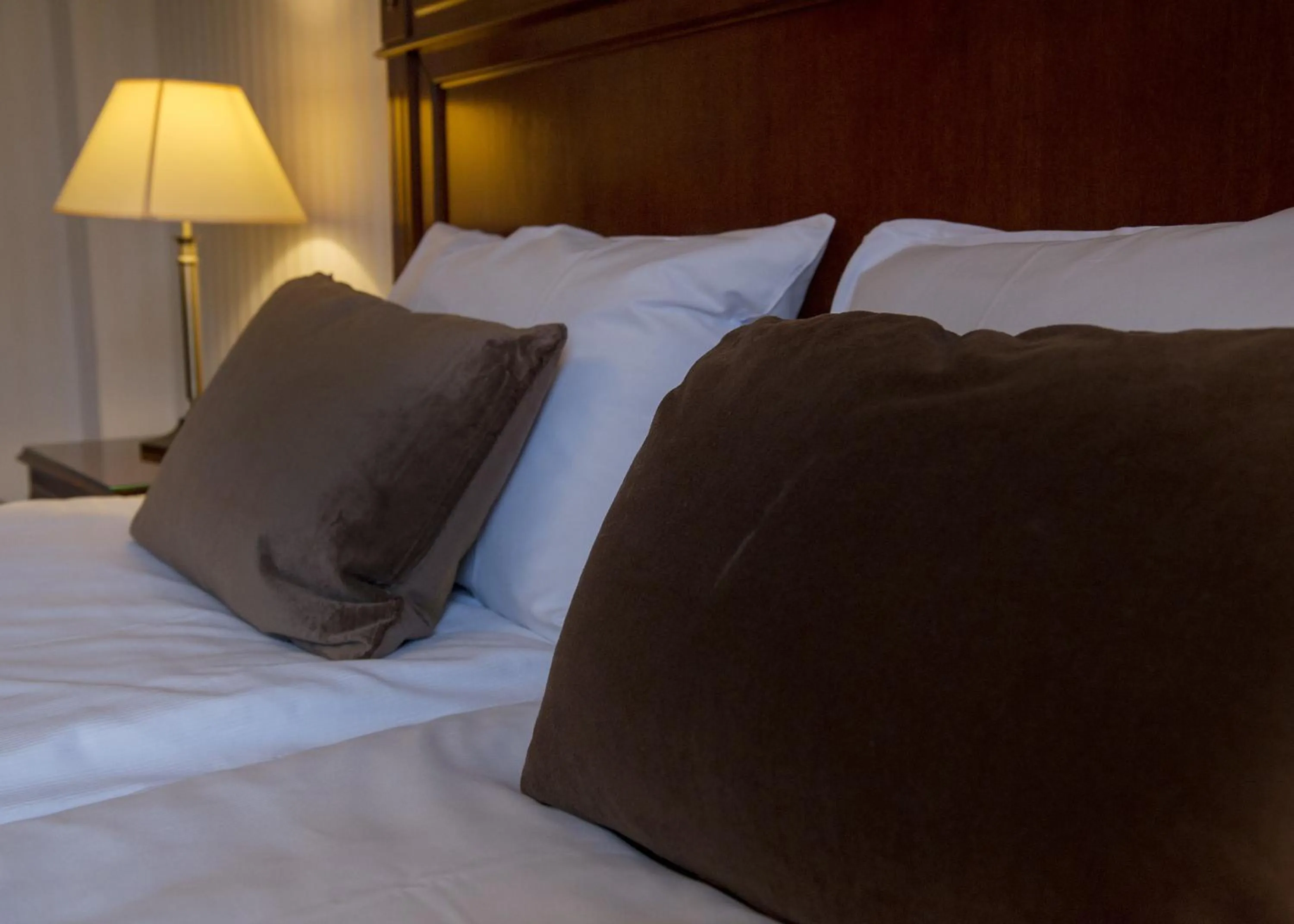 Decorative detail, Bed in Fleischer's Hotel