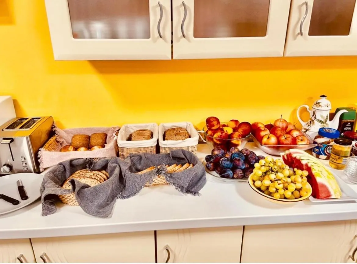 Continental breakfast in Villa Lux