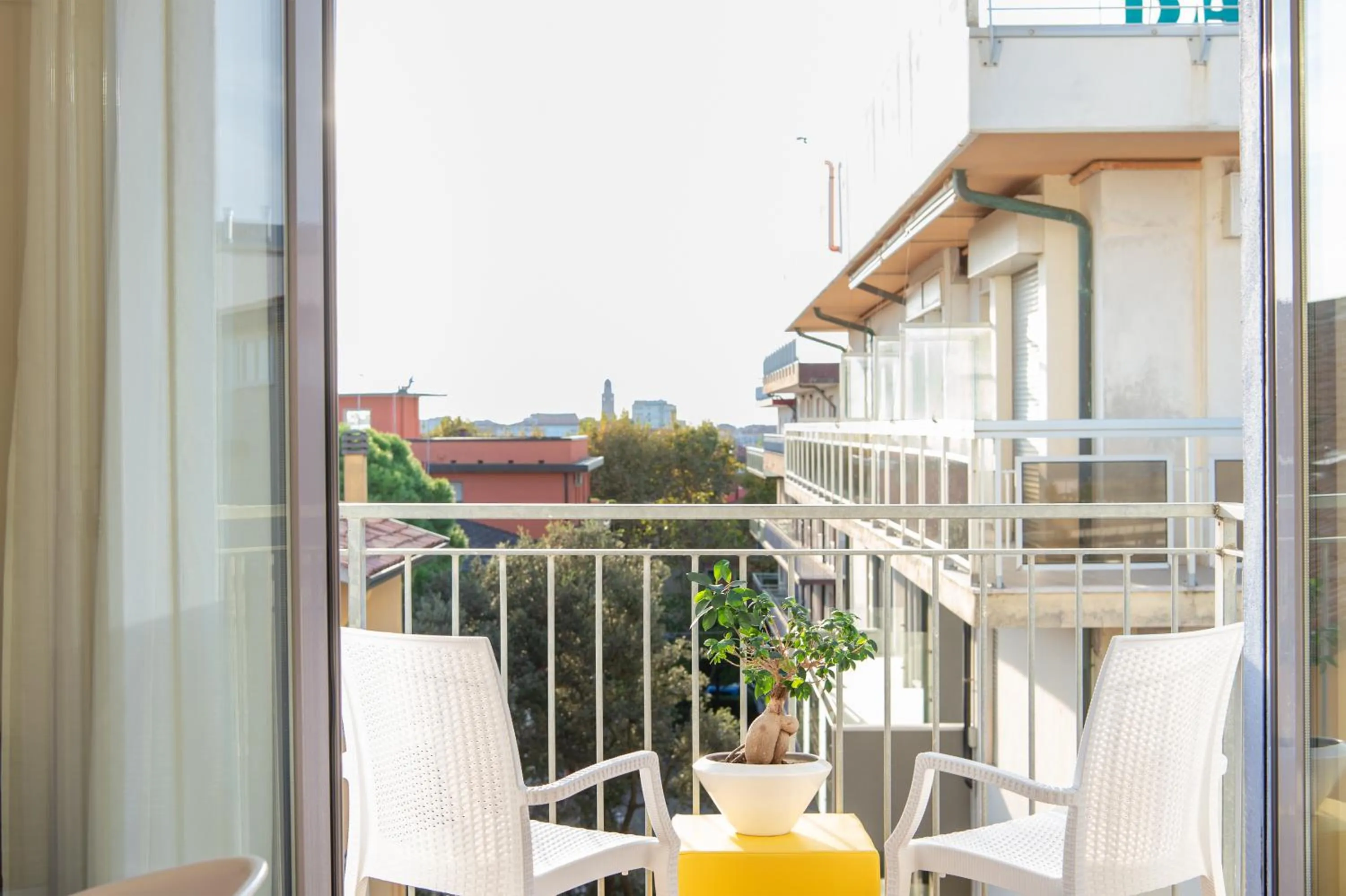 City view in Hotel Mediterraneo