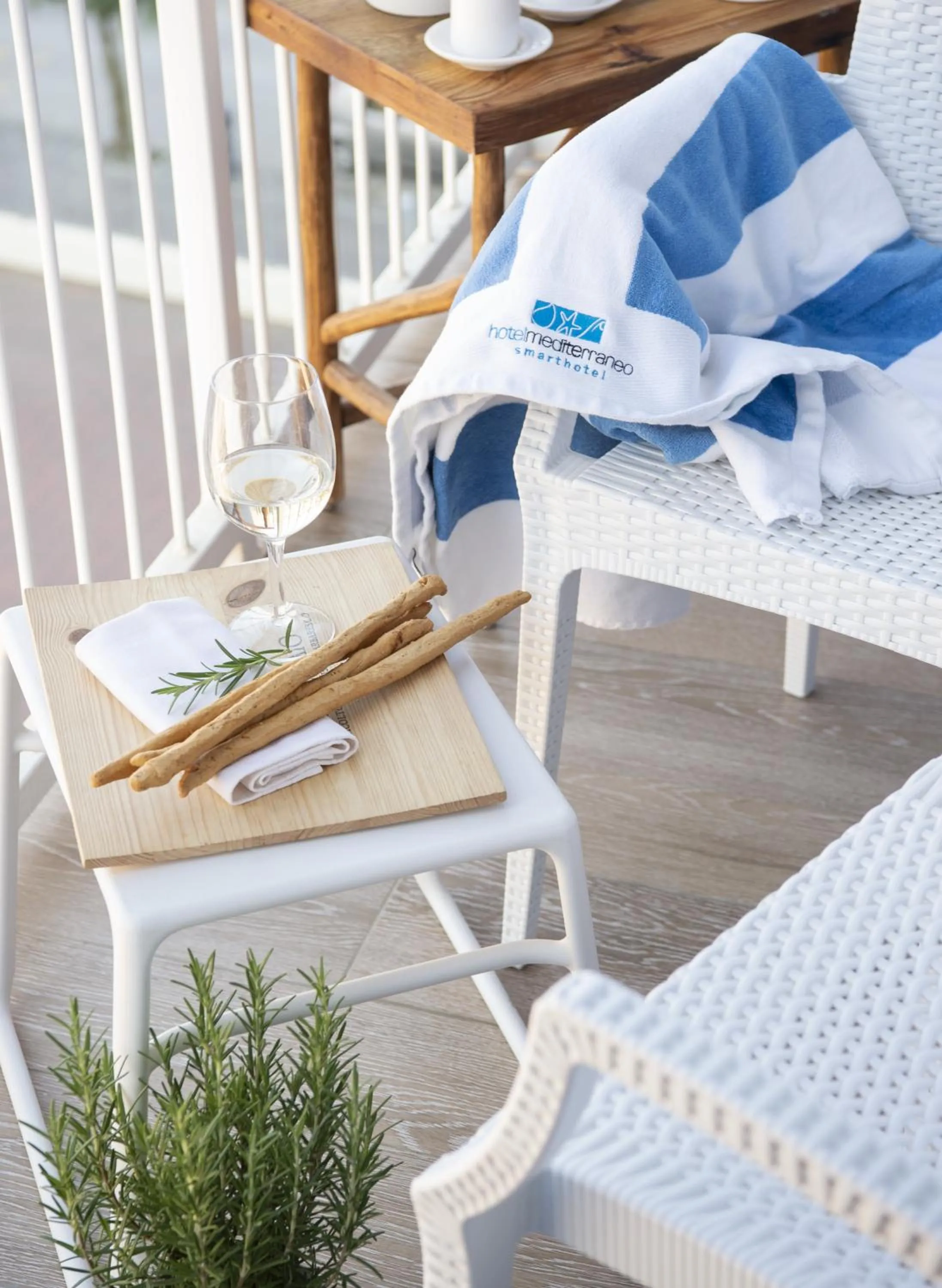 Balcony/Terrace in Hotel Mediterraneo