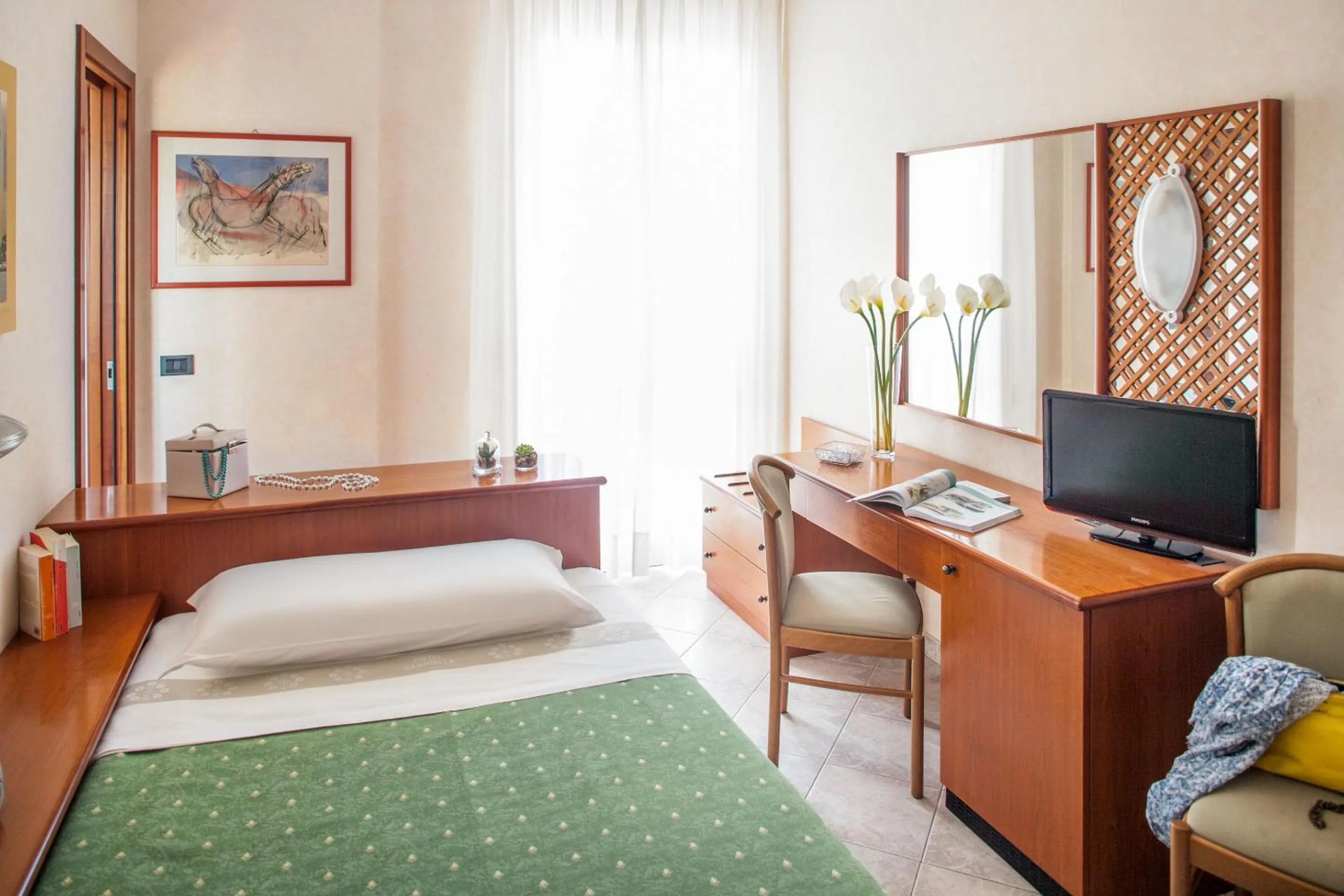 Bedroom, Bed in Hotel Gabriella