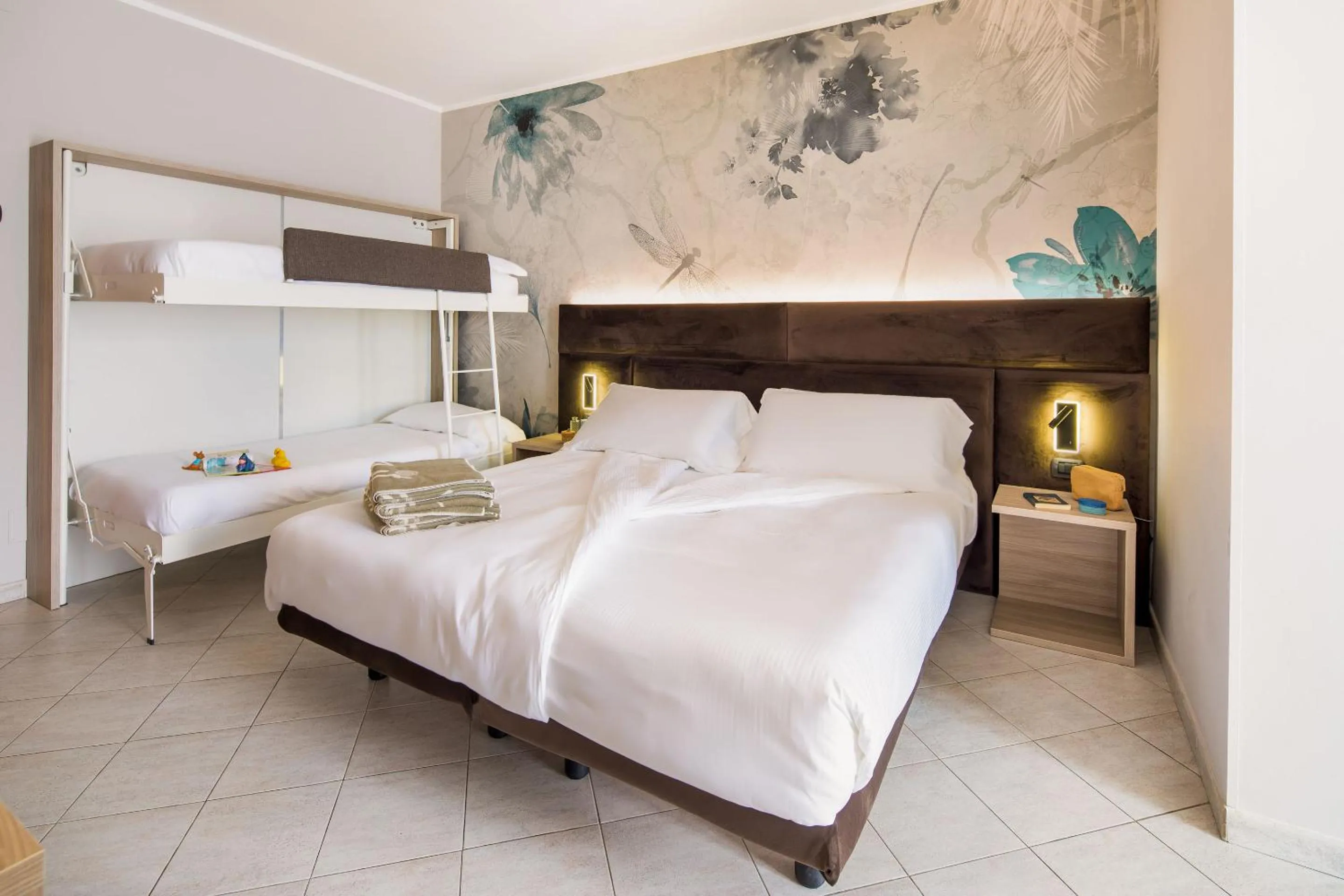 Bed in Hotel Gabriella