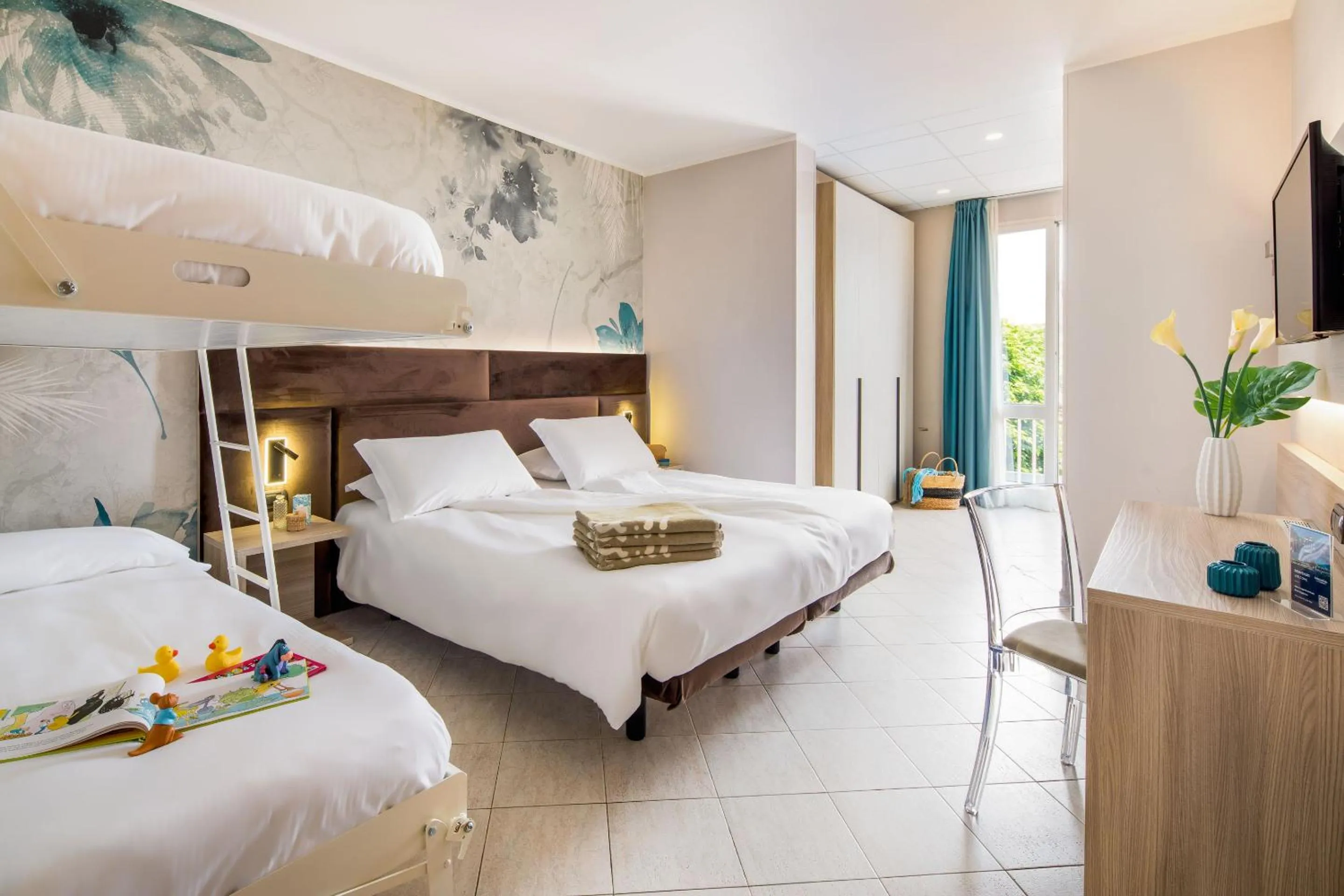 Bed in Hotel Gabriella