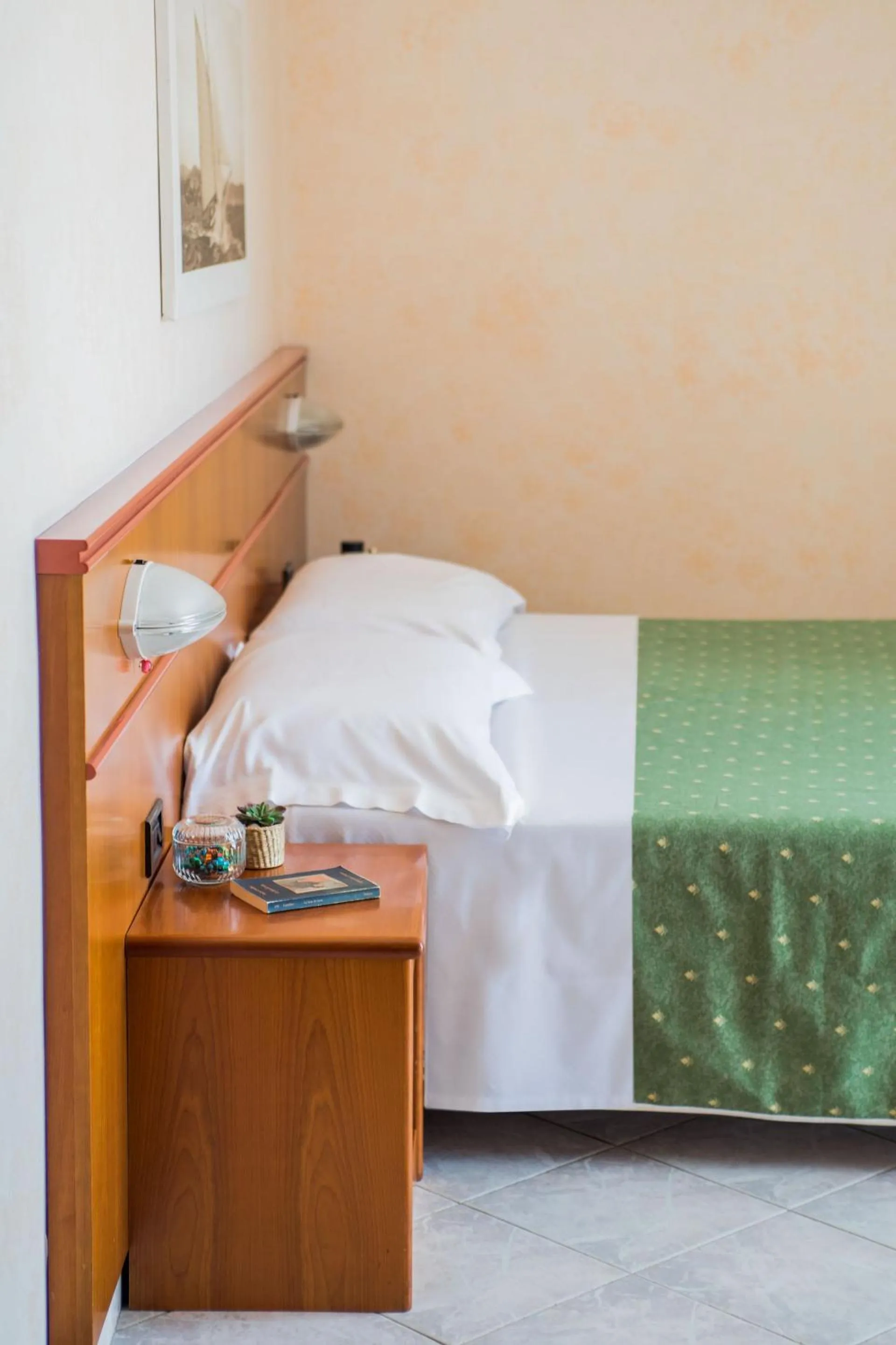 Bed in Hotel Gabriella