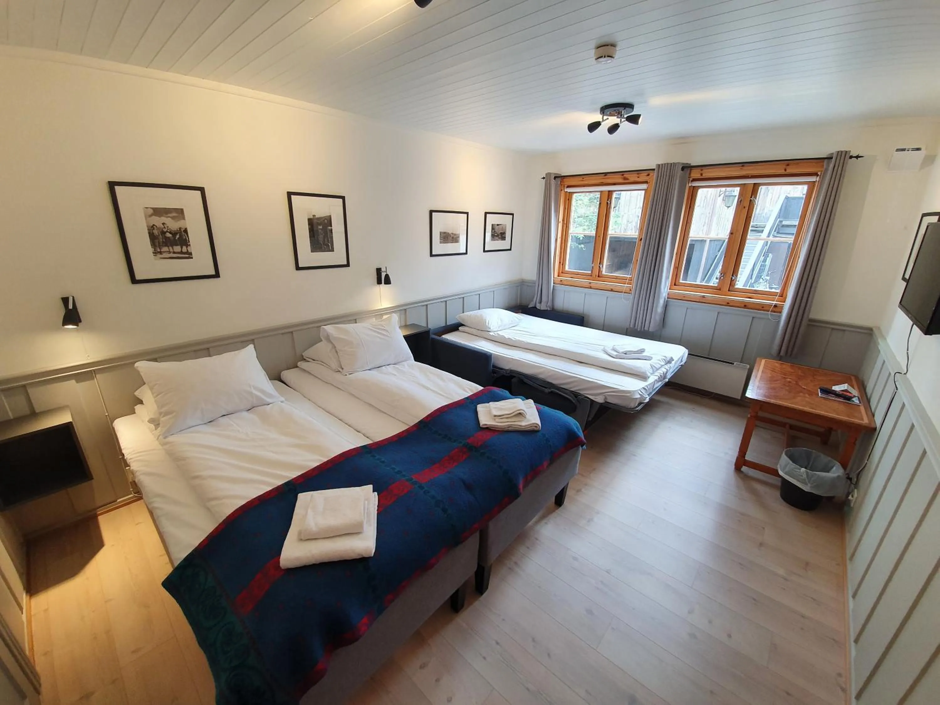 Bedroom, Bed in Vertshuset Røros