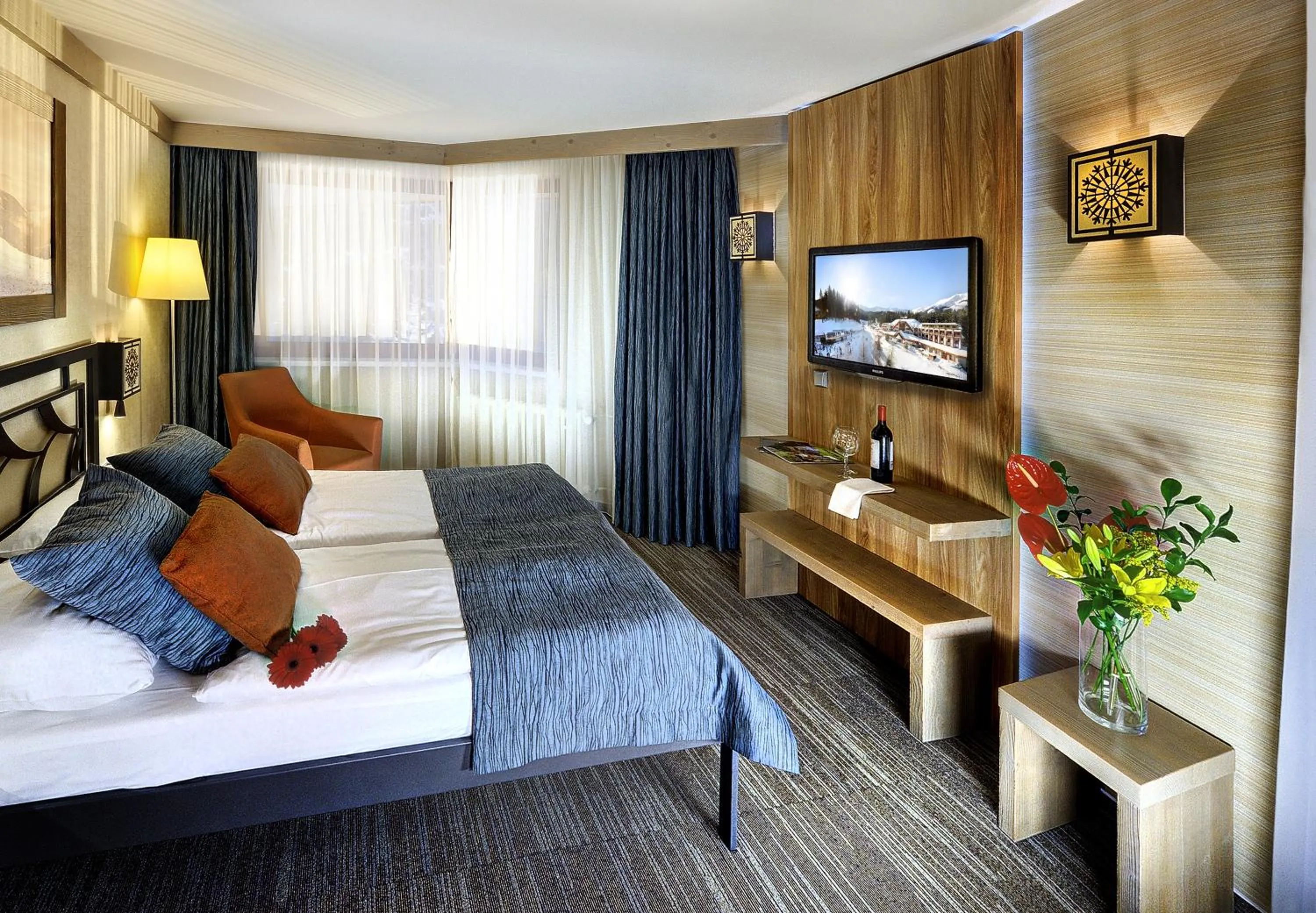 Bed in Hotel Grand Jasná