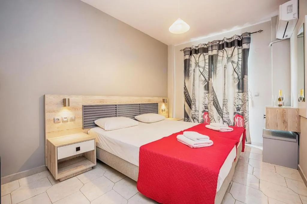 Bed in Maritina Apartments