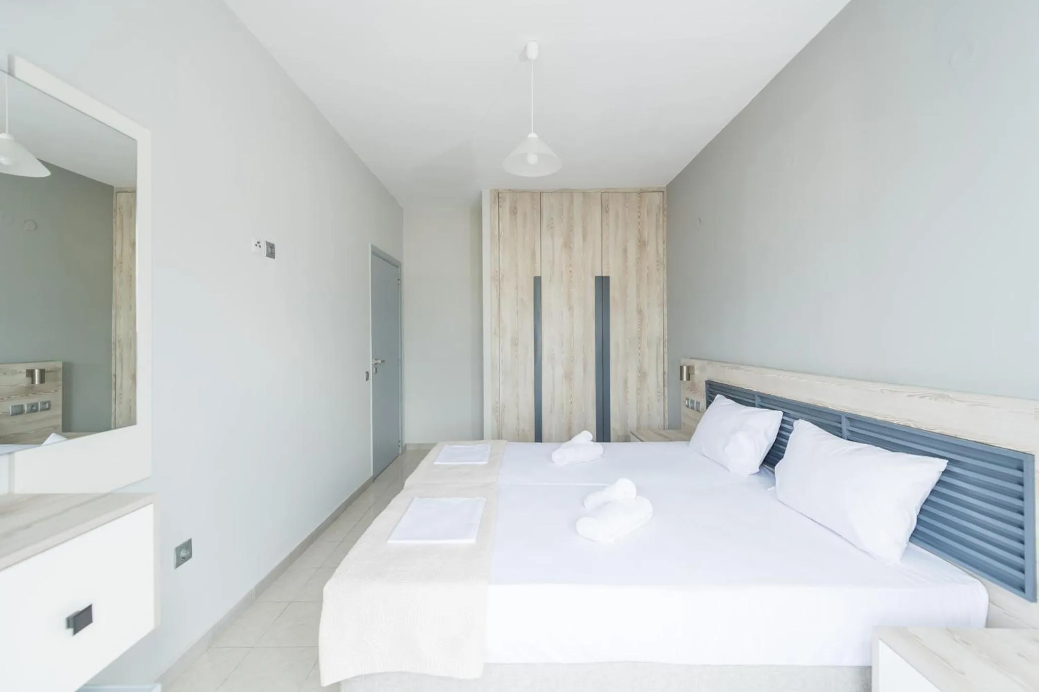 Bed in Maritina Apartments