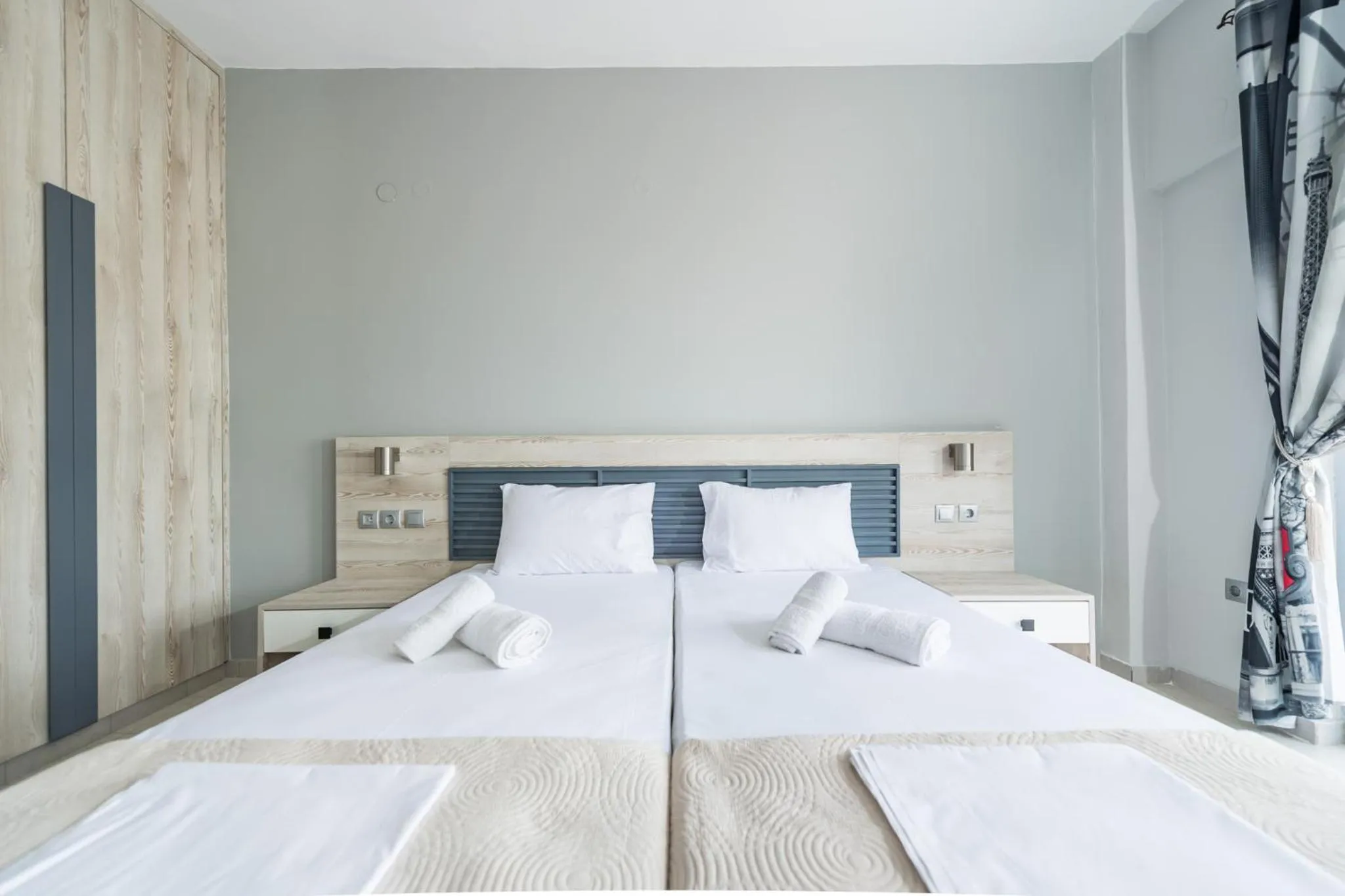 Bed in Maritina Apartments