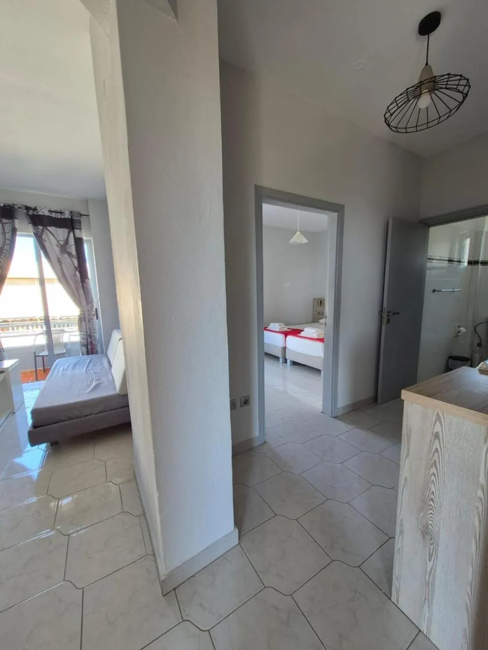 Bed in Maritina Apartments