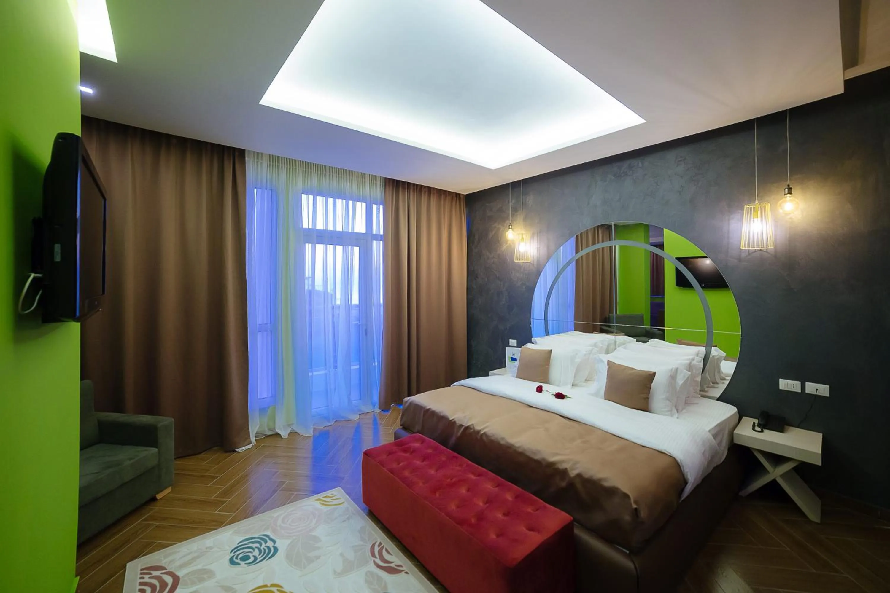 Photo of the whole room in Horizont Hotel