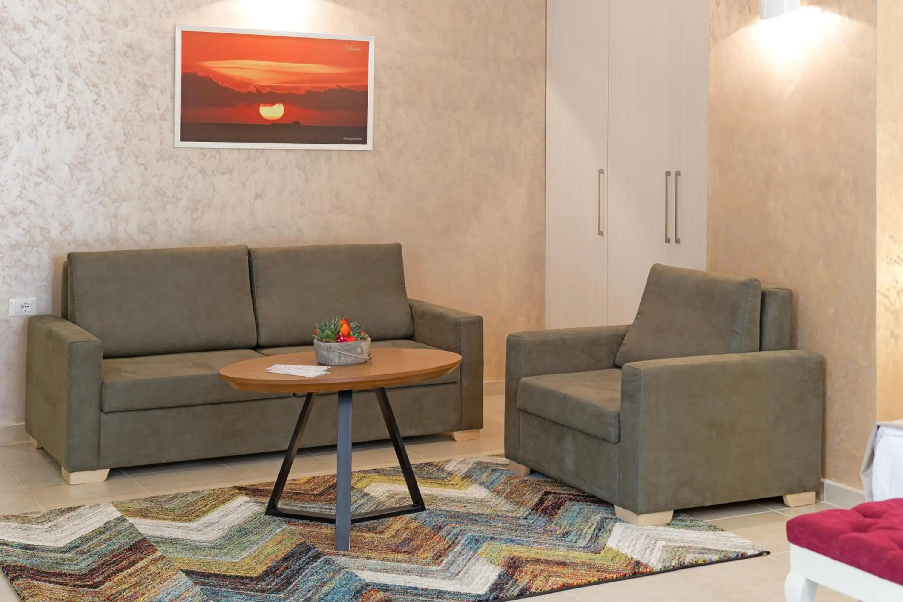 Living room in Horizont Hotel