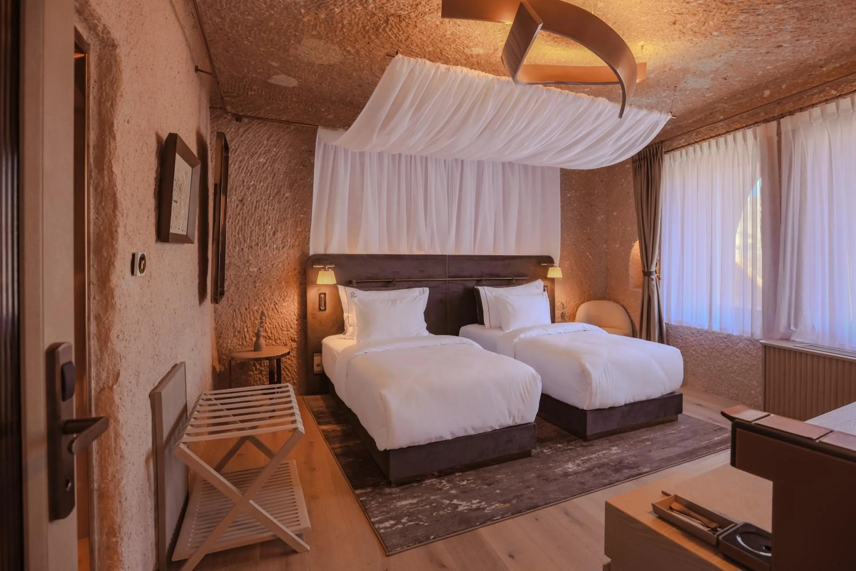Bed in Avantgarde Refined Caves Of Cappadocia