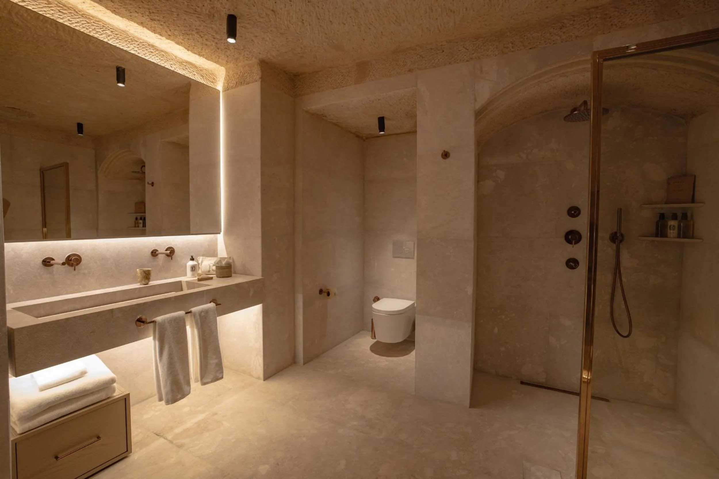 Bathroom in Avantgarde Refined Caves Of Cappadocia