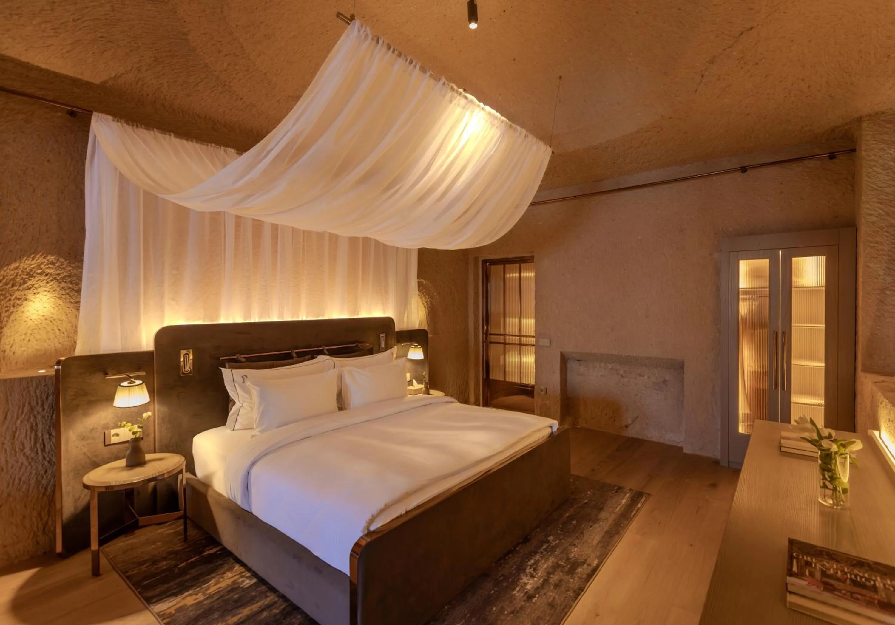 Bed in Avantgarde Refined Caves Of Cappadocia