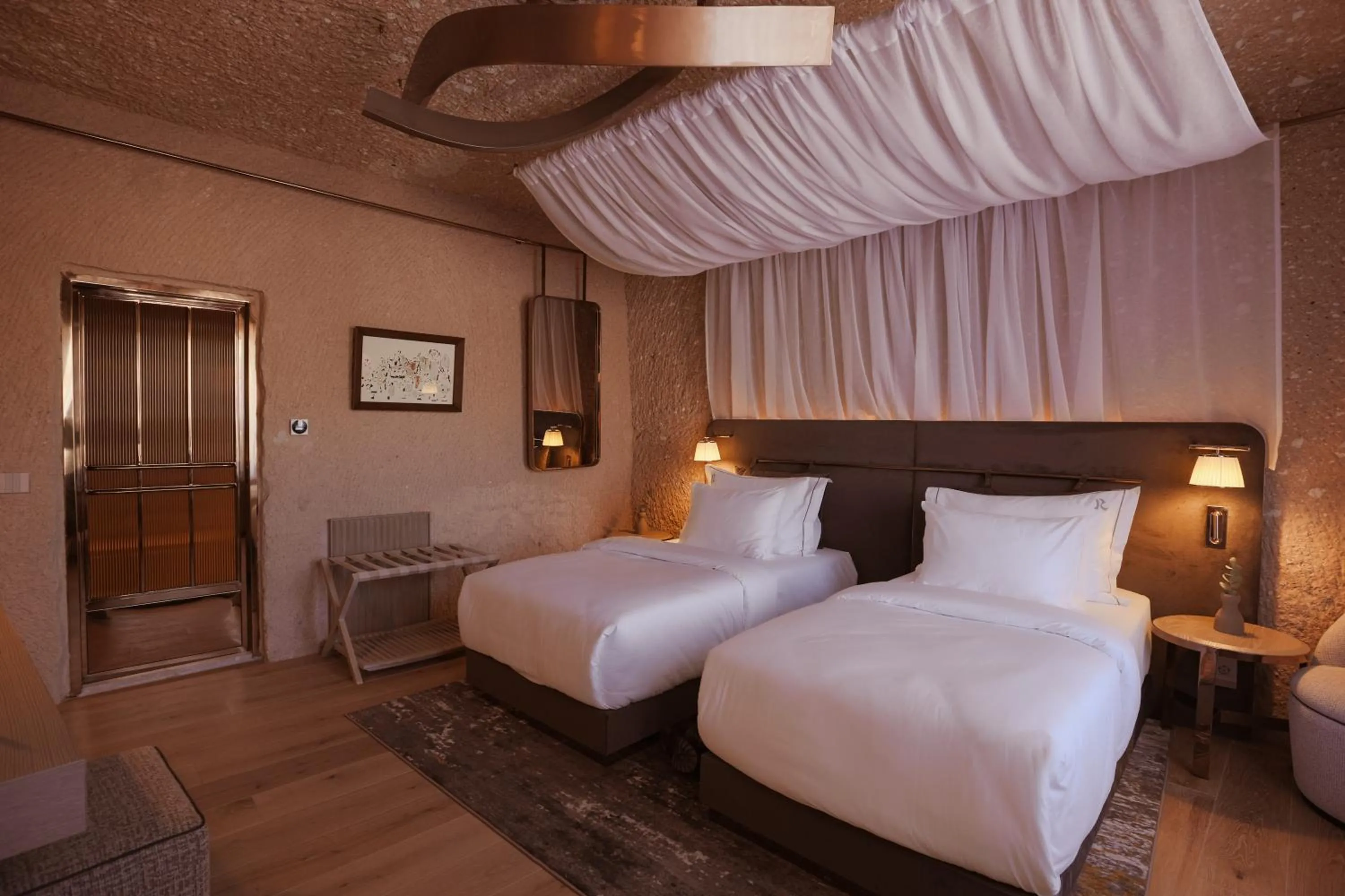 Bed in Avantgarde Refined Caves Of Cappadocia