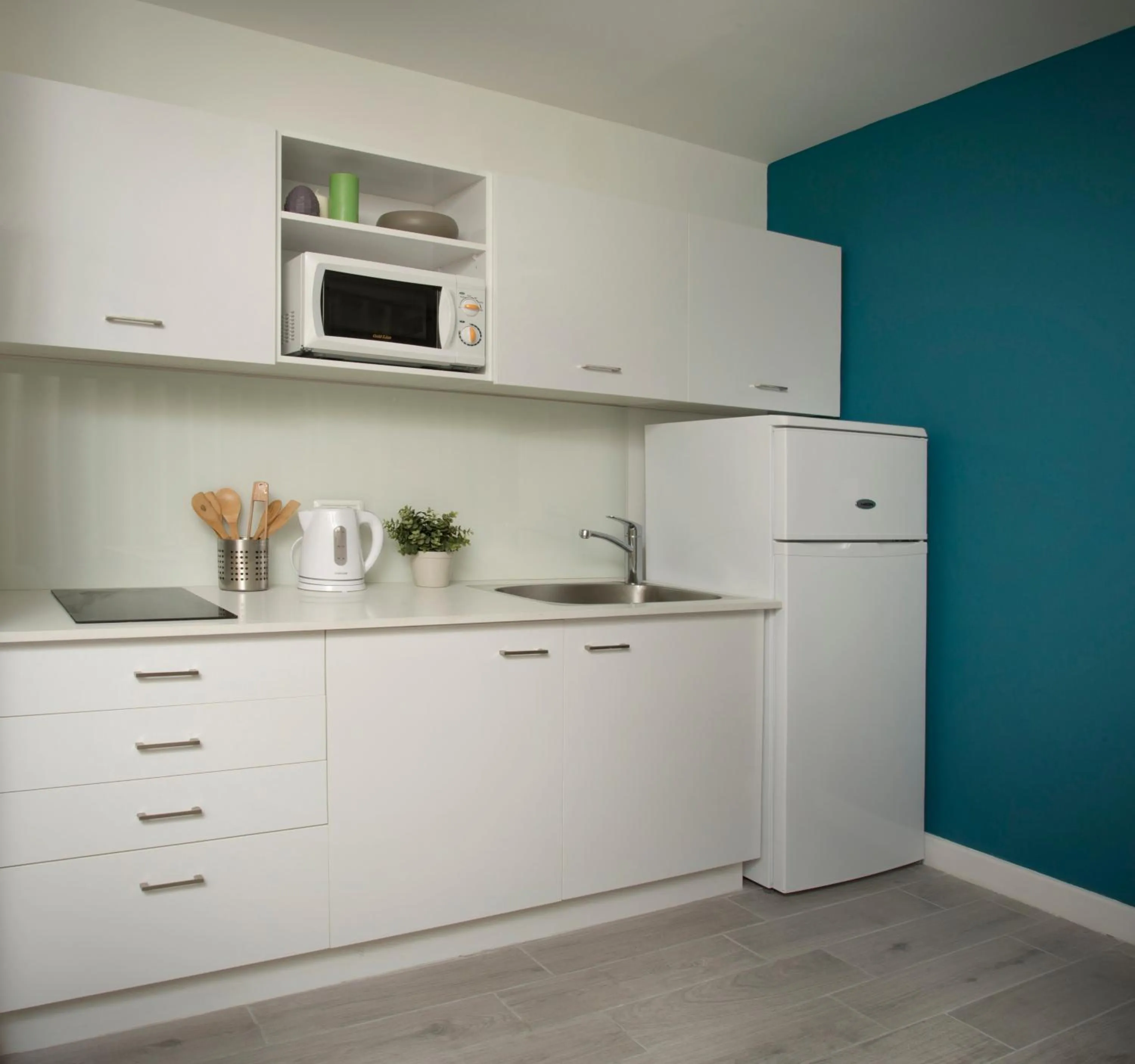 Kitchen or kitchenette in Diana Hotel