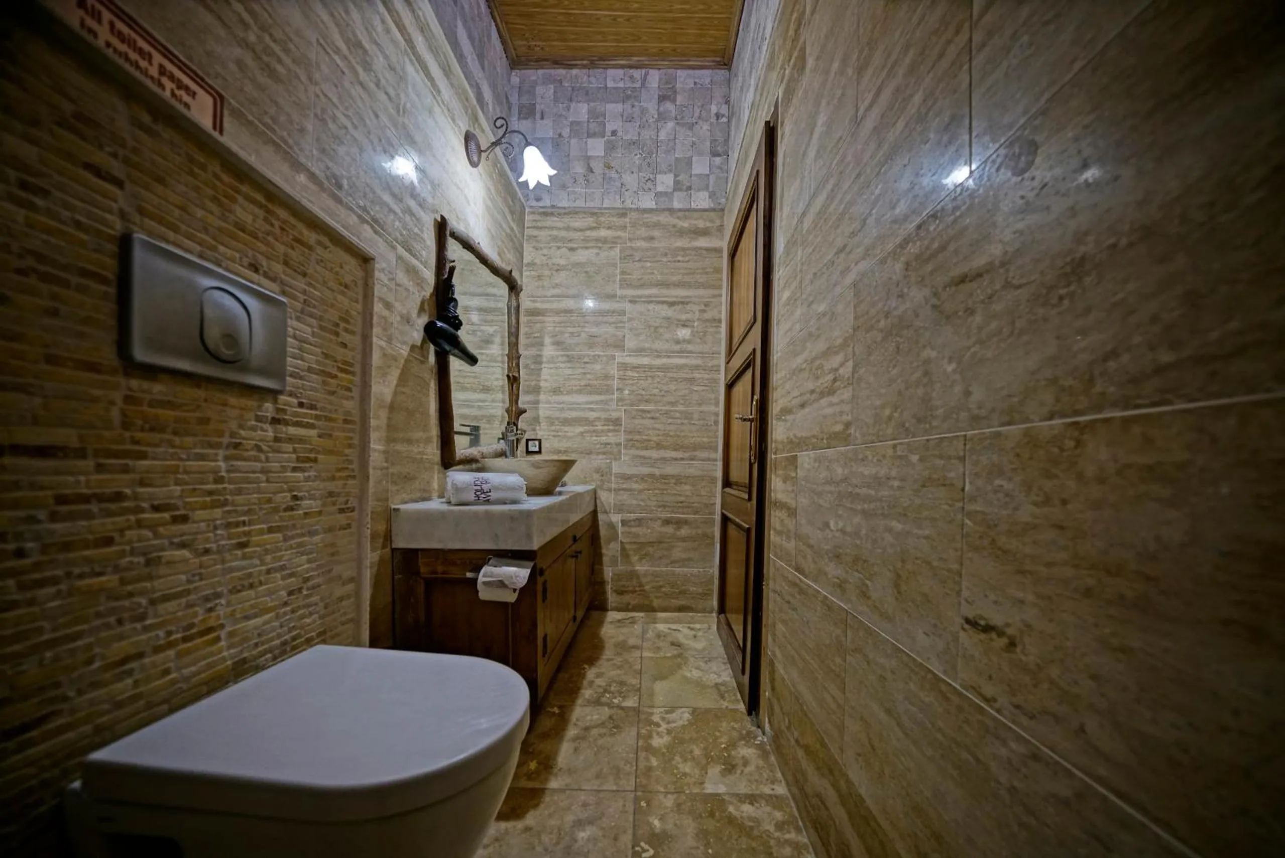 Bathroom in Holiday Cave Hotel