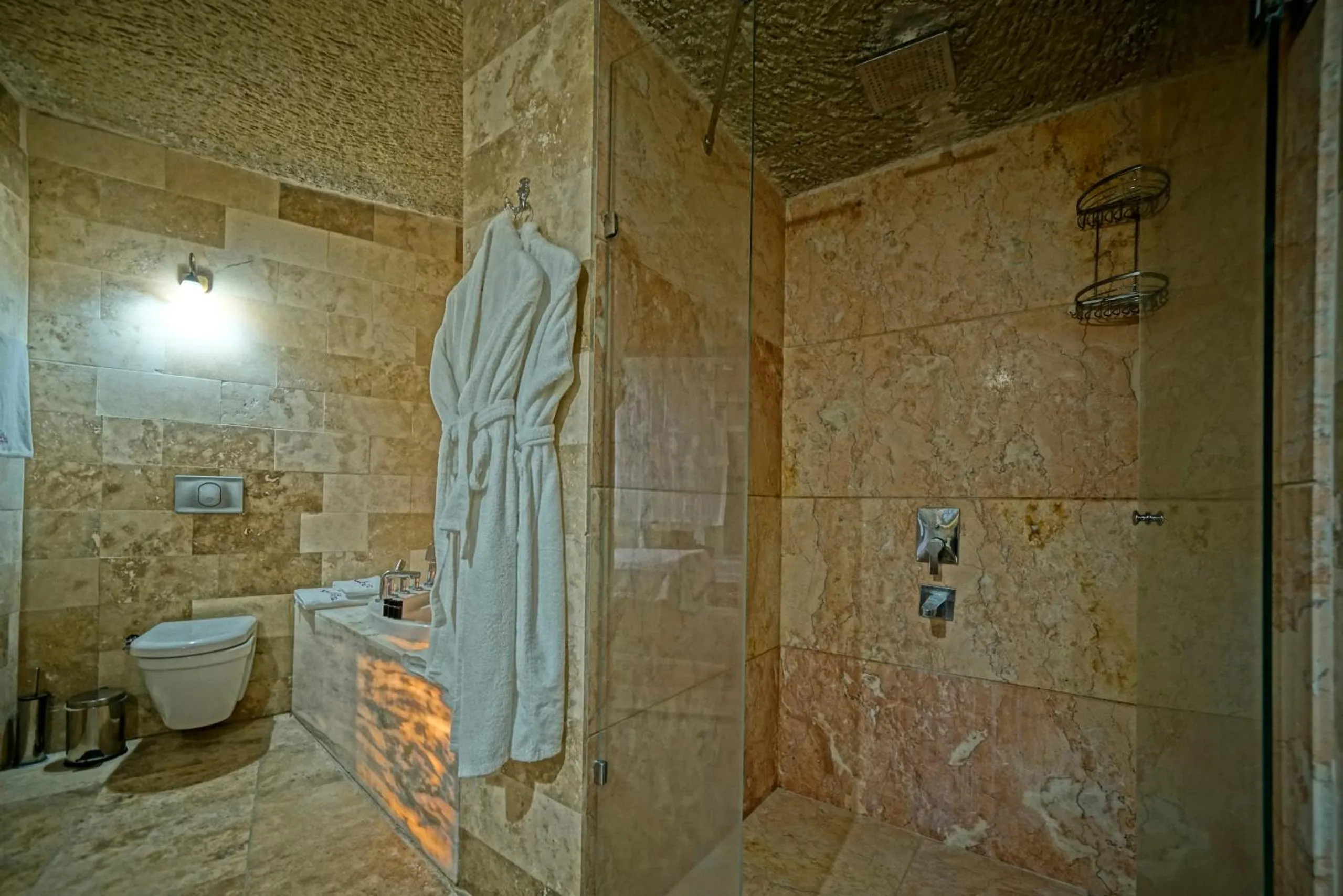 Bathroom in Holiday Cave Hotel
