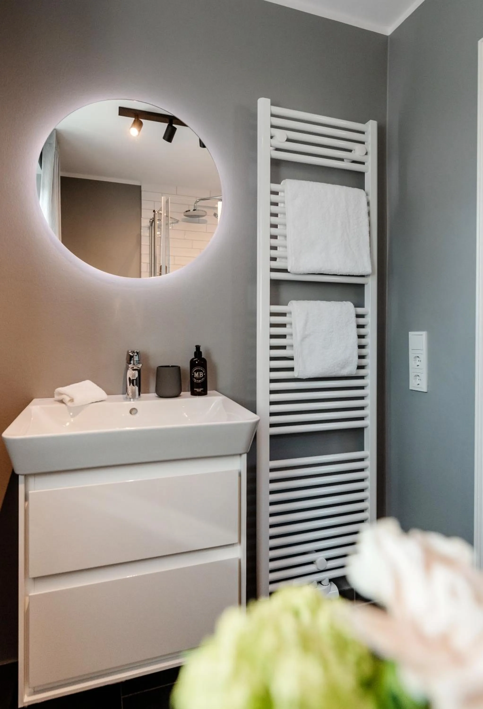 Bathroom in Jaumann's Südwind Sylt