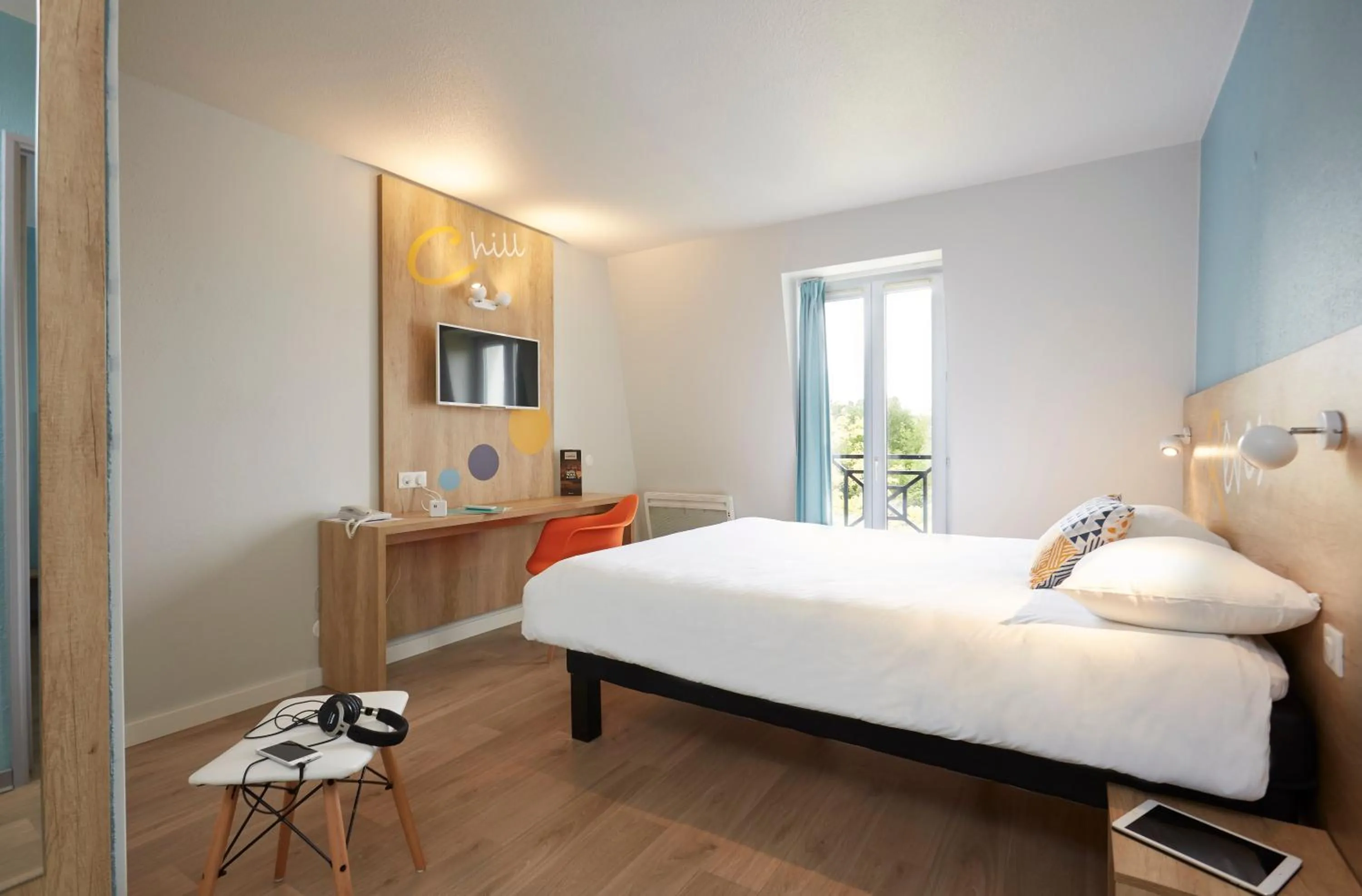 Bedroom, Bed in Hôtel Baudouin