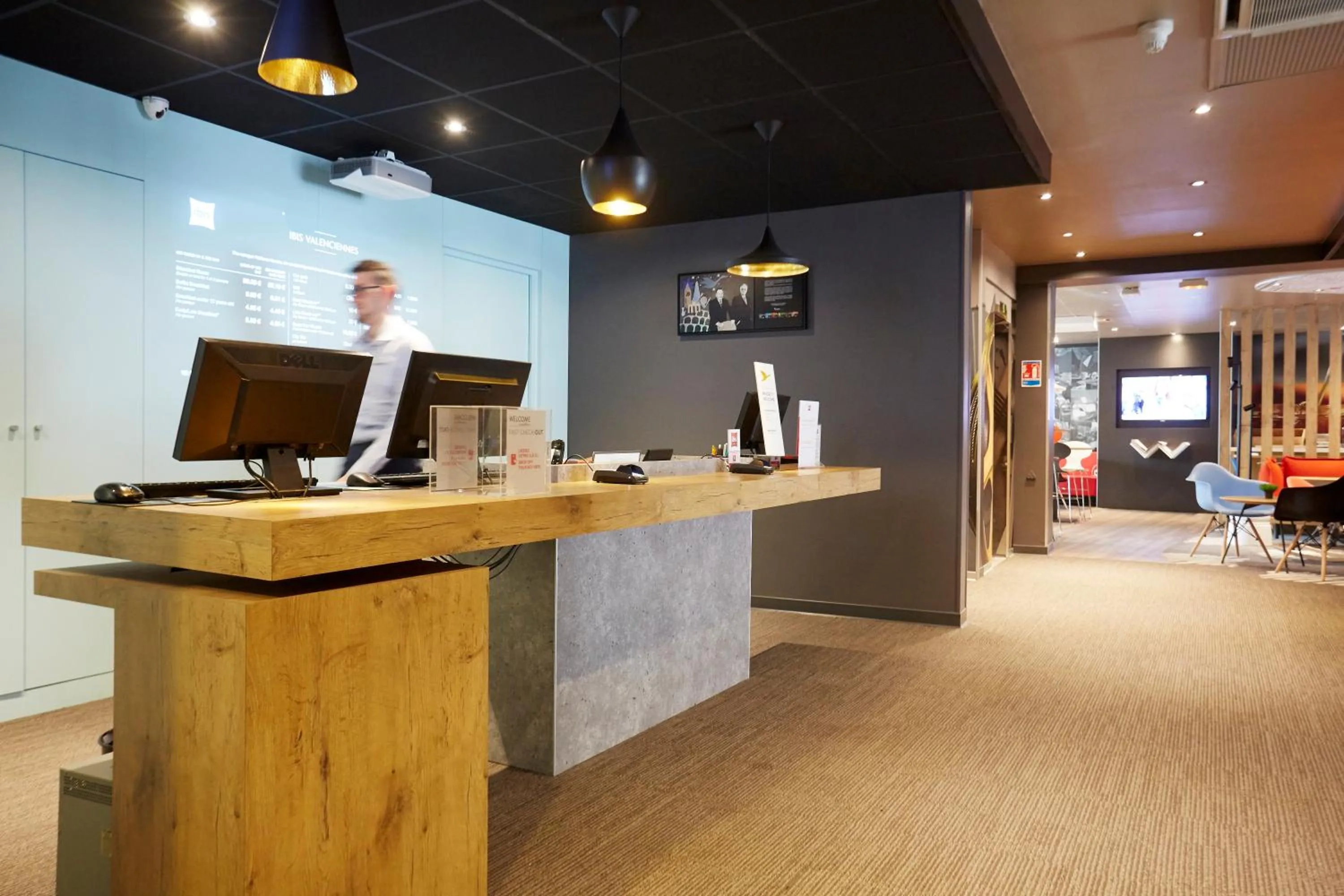 Lobby or reception in Hôtel Baudouin