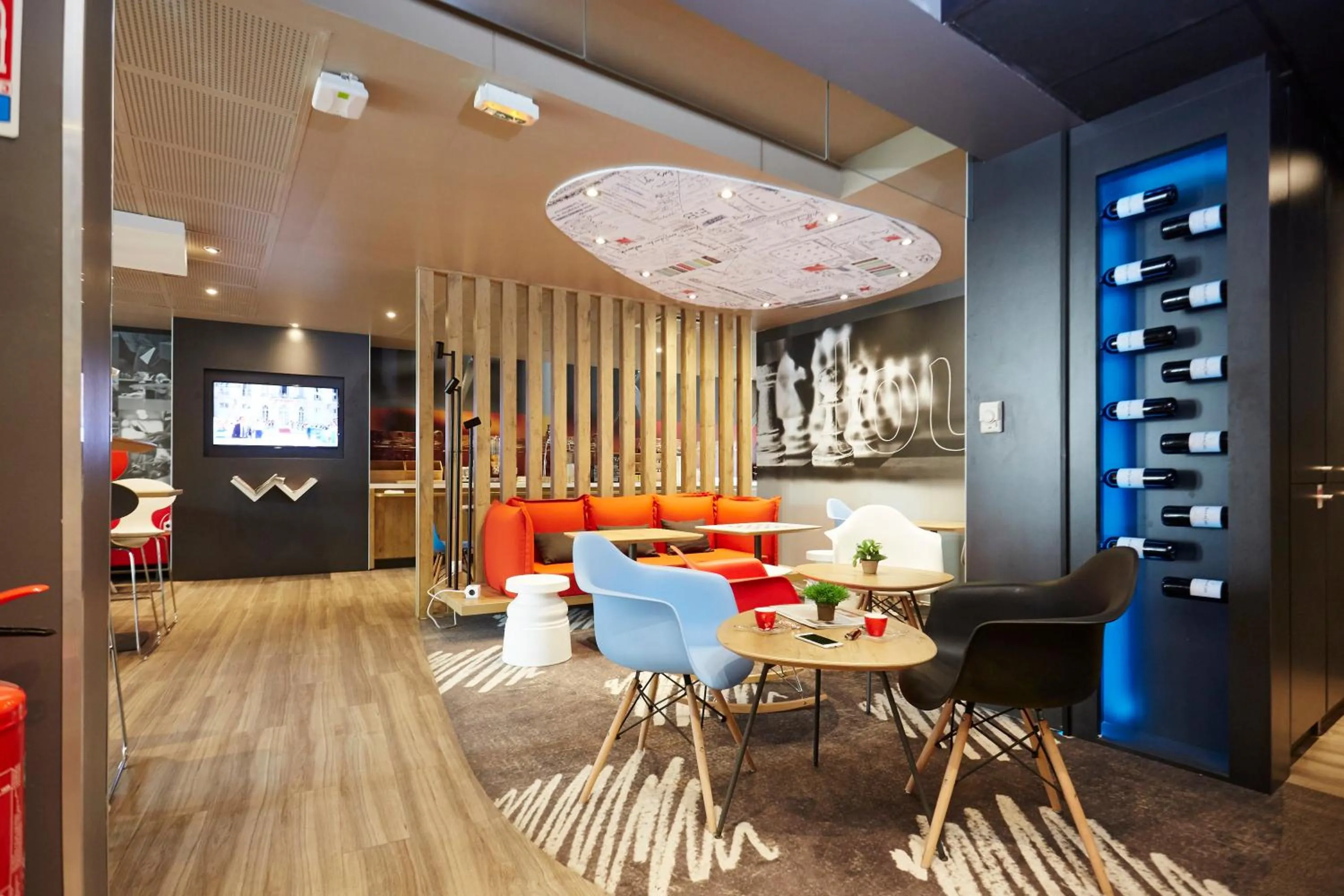 Lounge or bar in Hôtel Baudouin