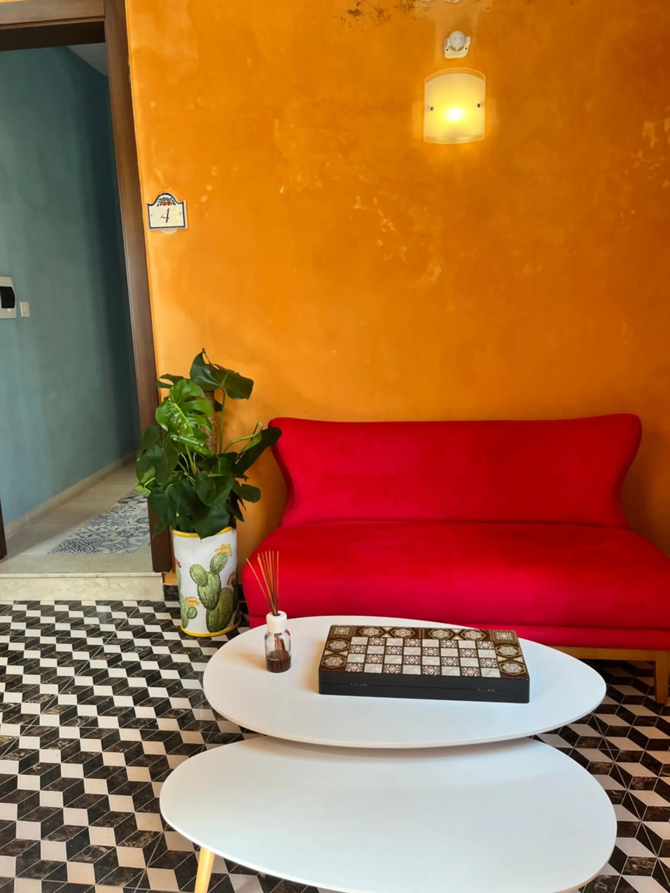 Seating area in My Travel House