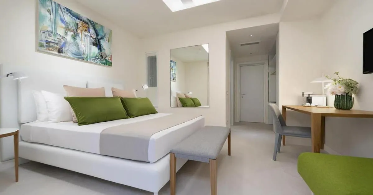 Bed in Hotel Villa Blu Capri