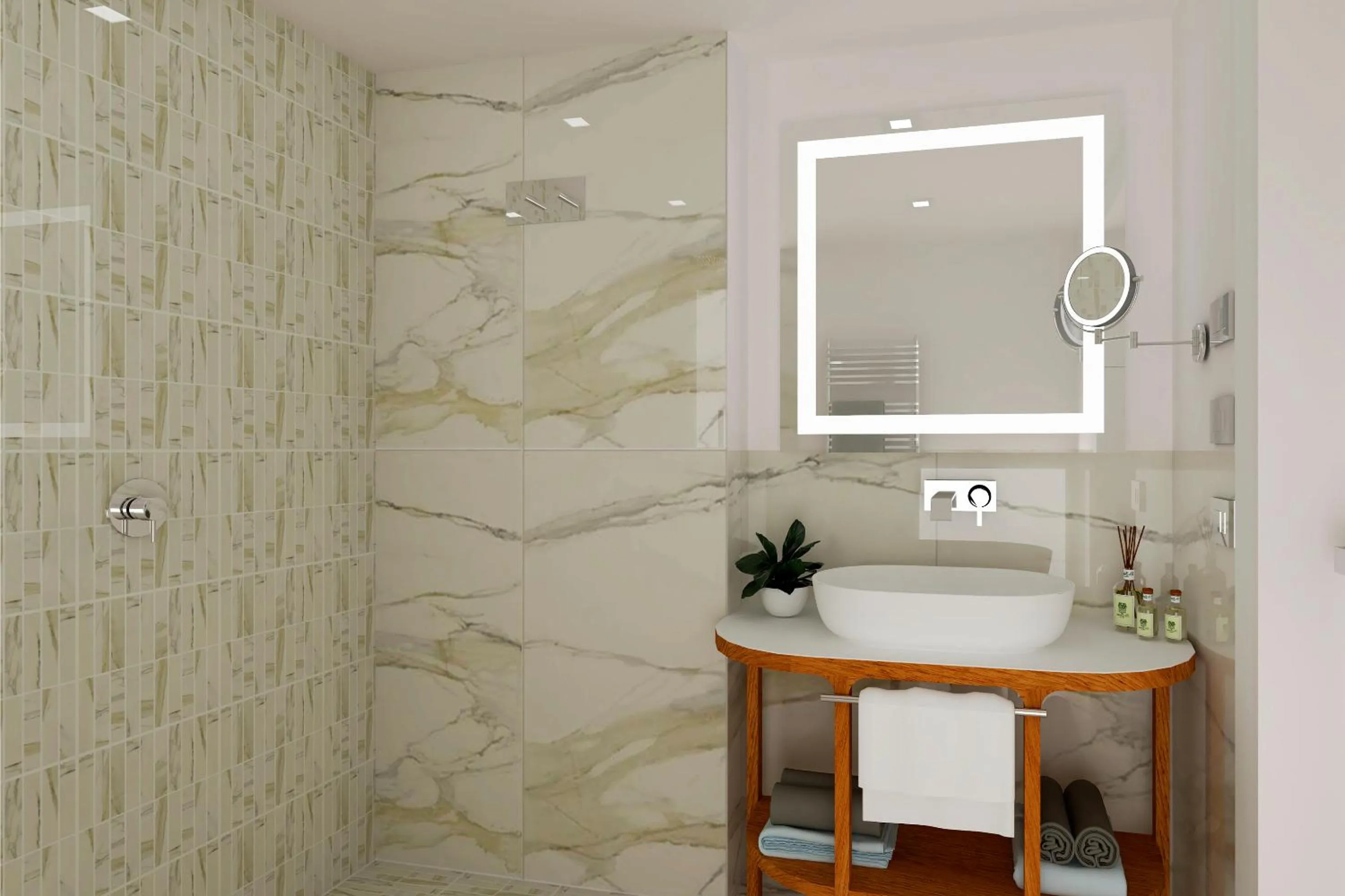 Bathroom in Hotel Villa Blu Capri