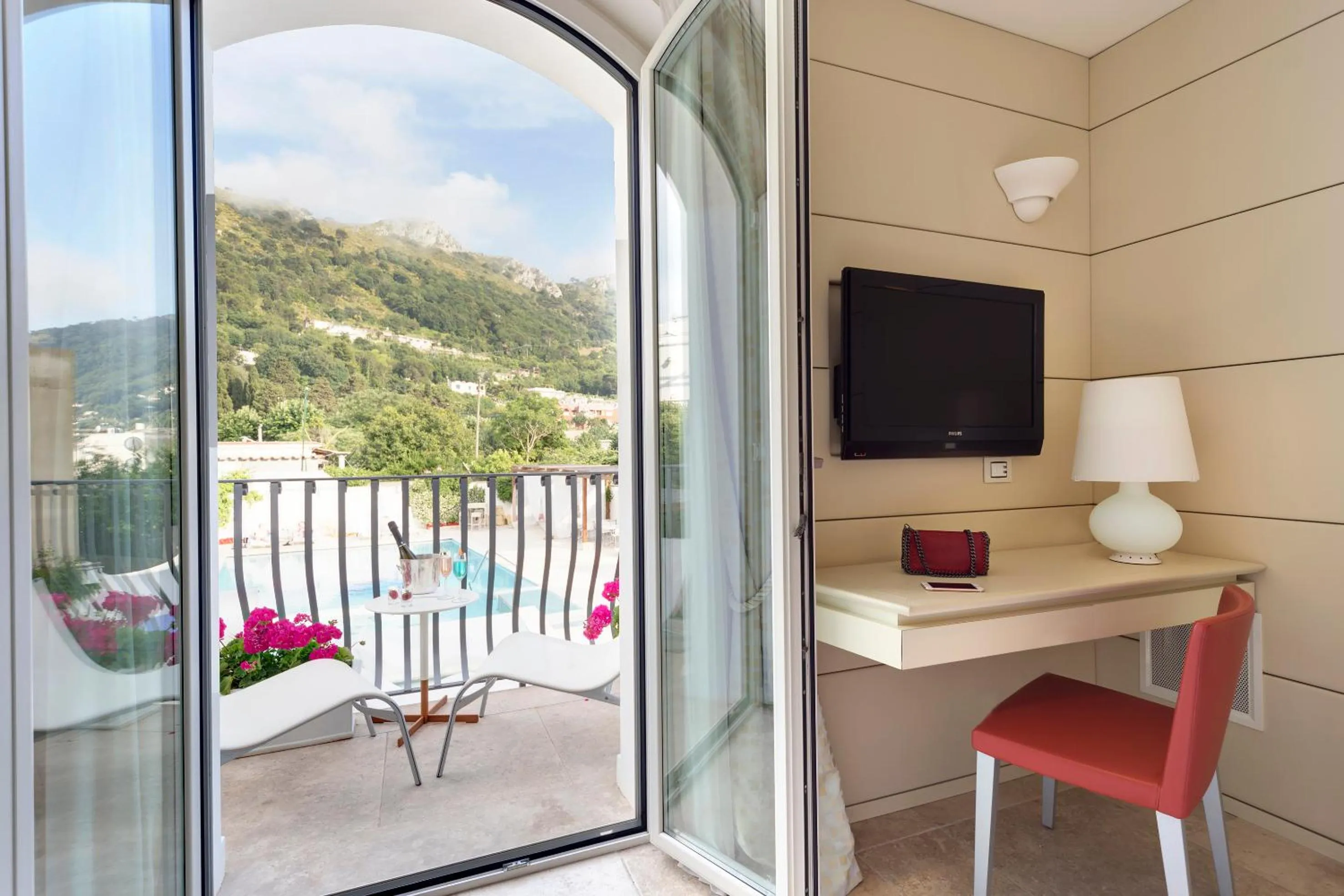 View (from property/room) in Hotel Villa Blu Capri