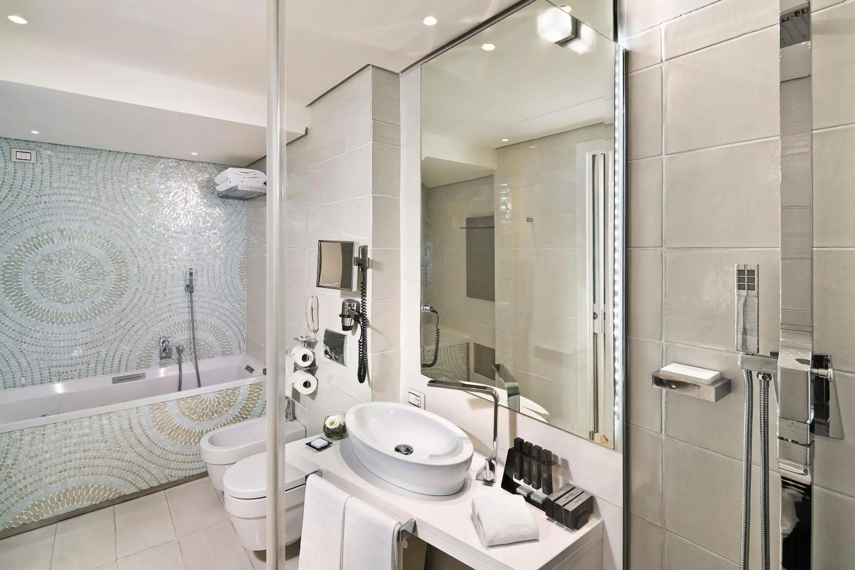 Bathroom in Hotel Villa Blu Capri