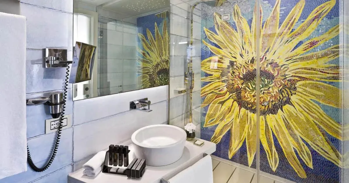 Bathroom in Hotel Villa Blu Capri