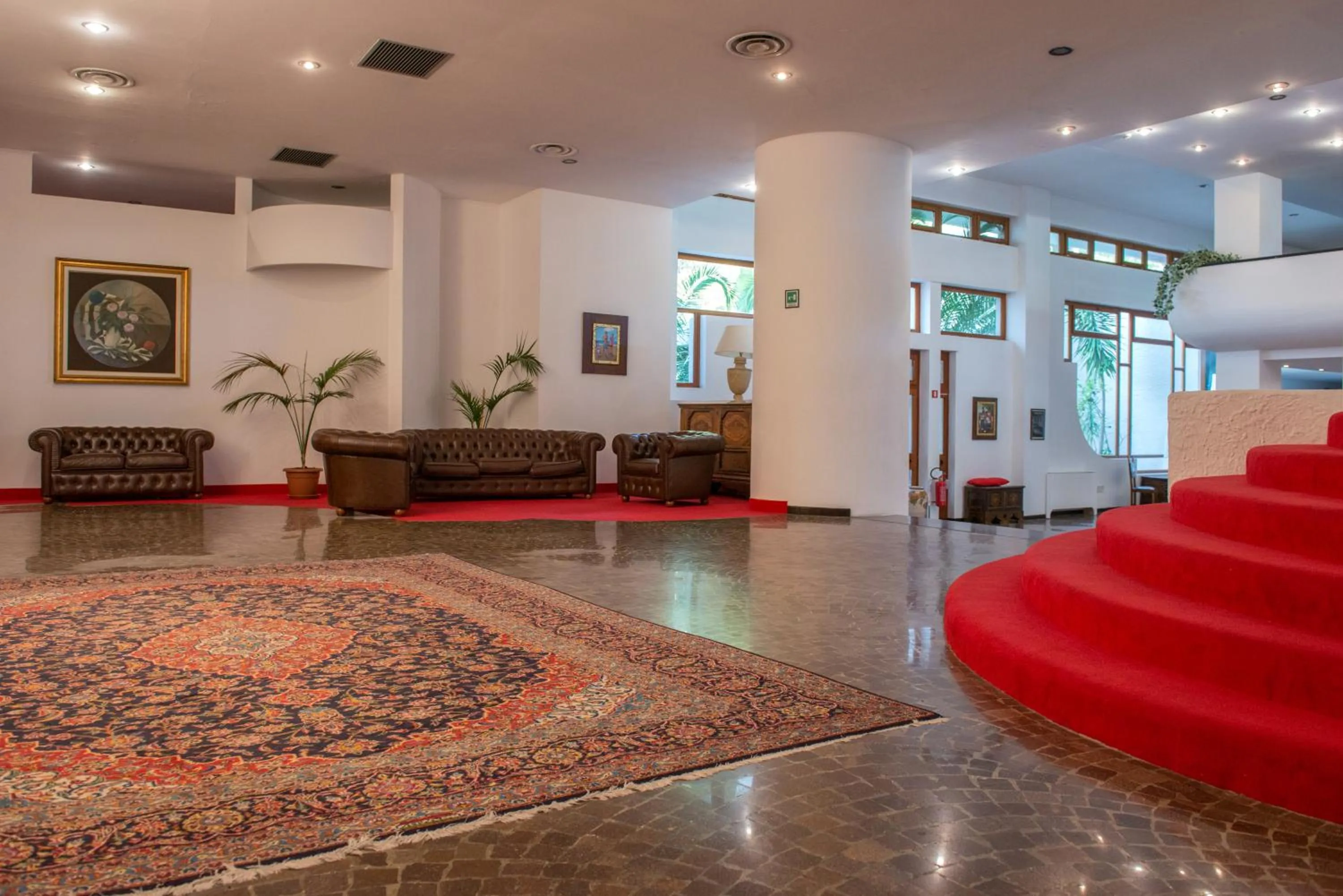 Lobby or reception in Pizzomunno Vieste Palace Hotel