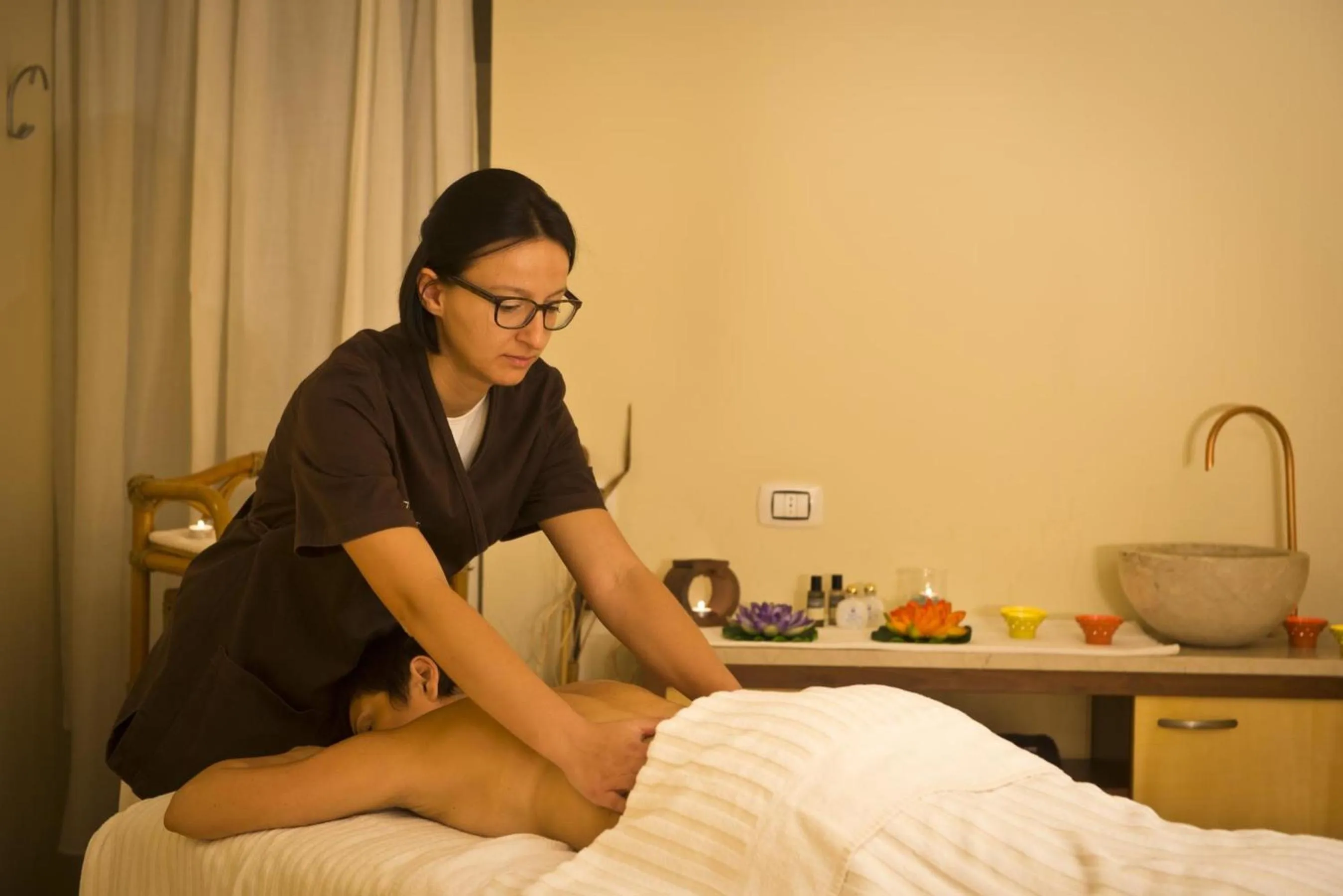 Spa and wellness centre/facilities in Pizzomunno Vieste Palace Hotel